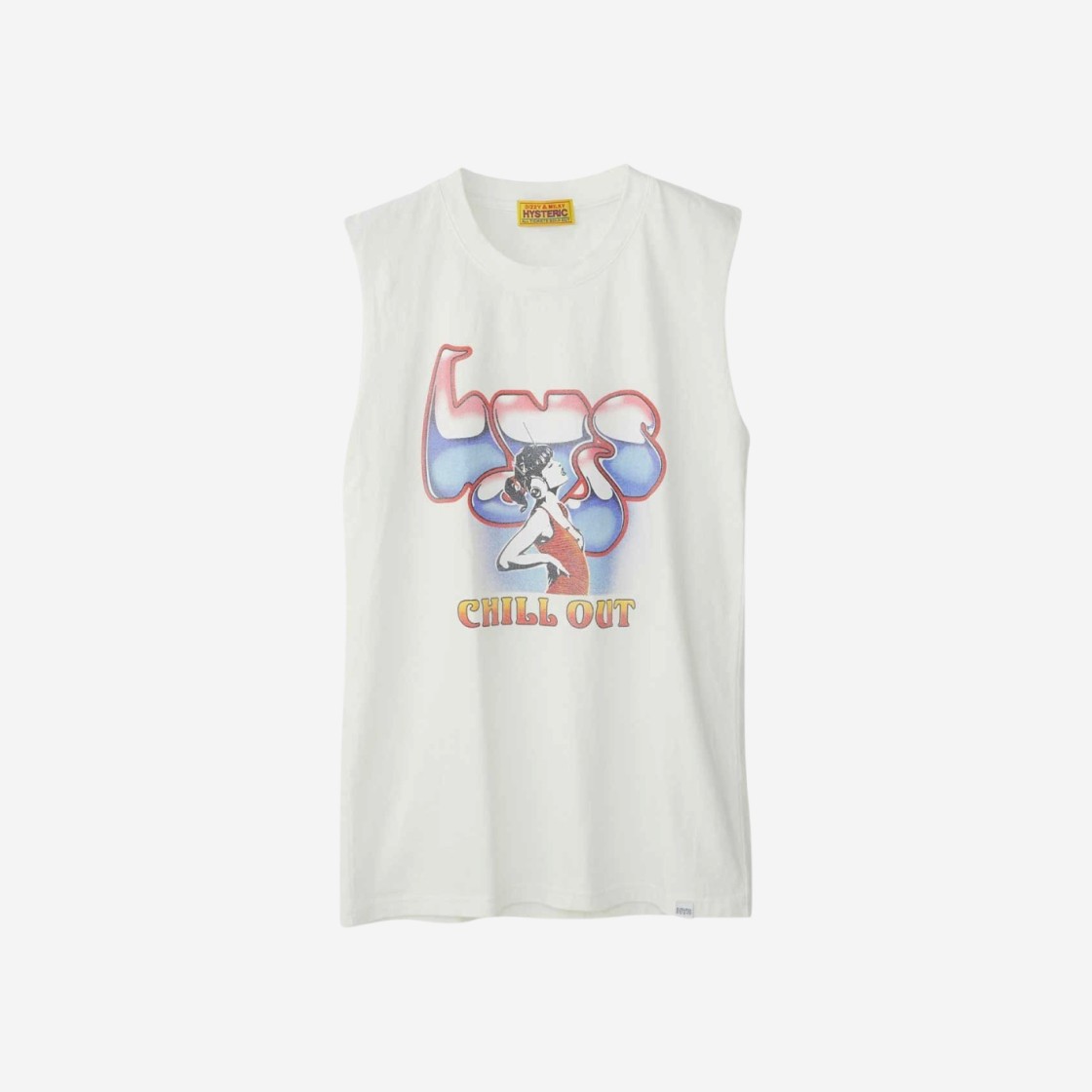 (W) Hysteric Glamour Sound of Chill Out Sleeveless White 상세 이미지 1