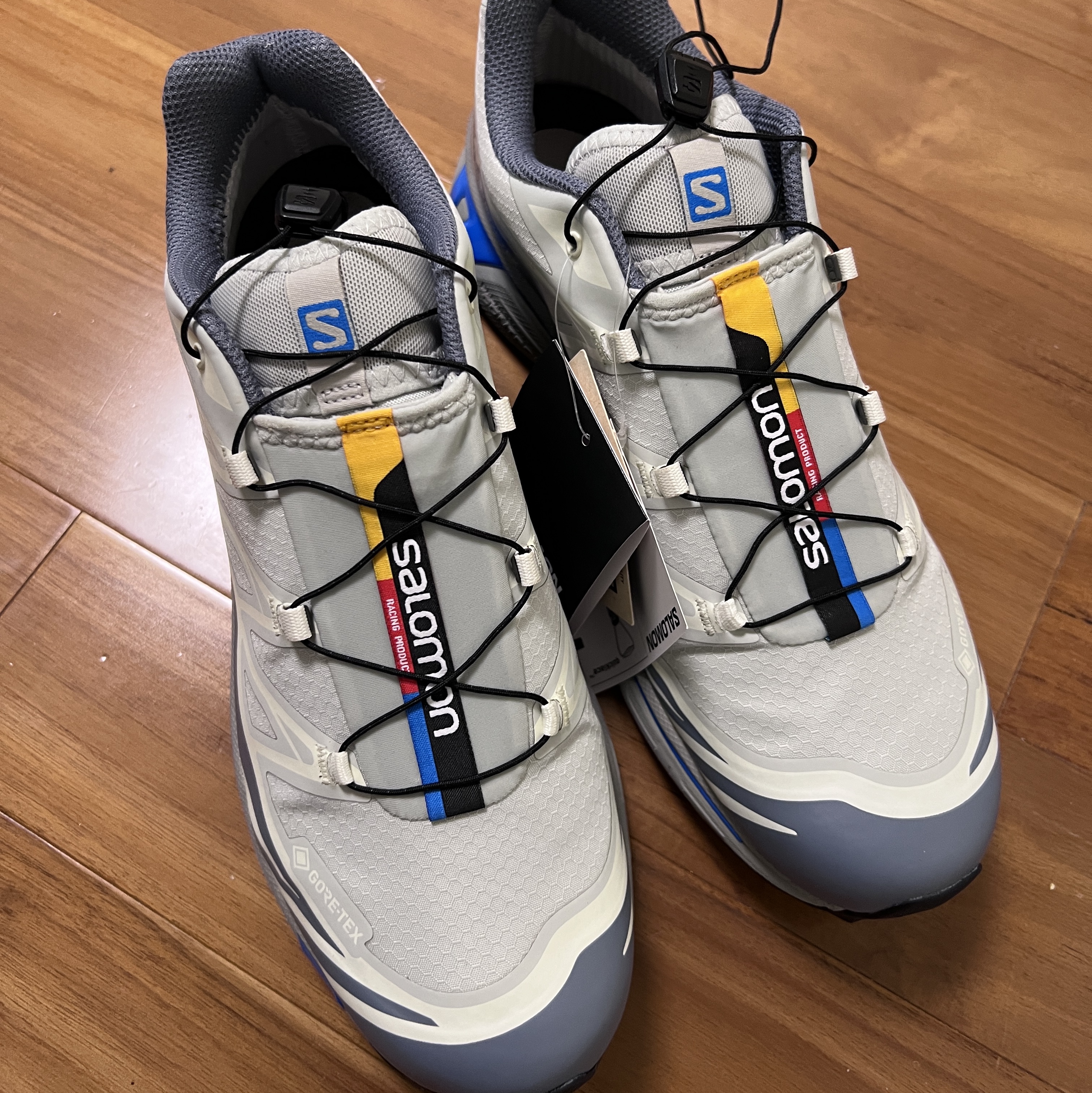 Salomon XT-6 GTX Metal Flint Stone 착용 스타일