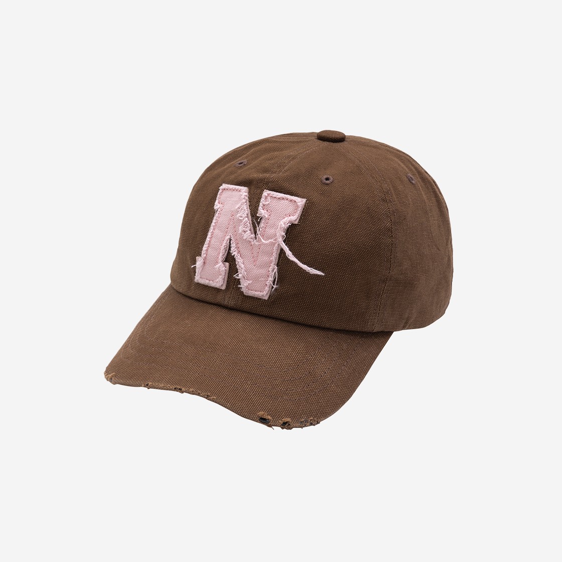 Nos Couleurs N Logo Cap Brown 상세 이미지 1