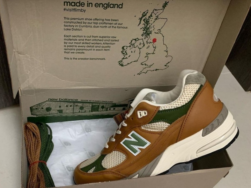 New Balance x Aime Leon Dore 991 Made in UK Tan 착용 스타일
