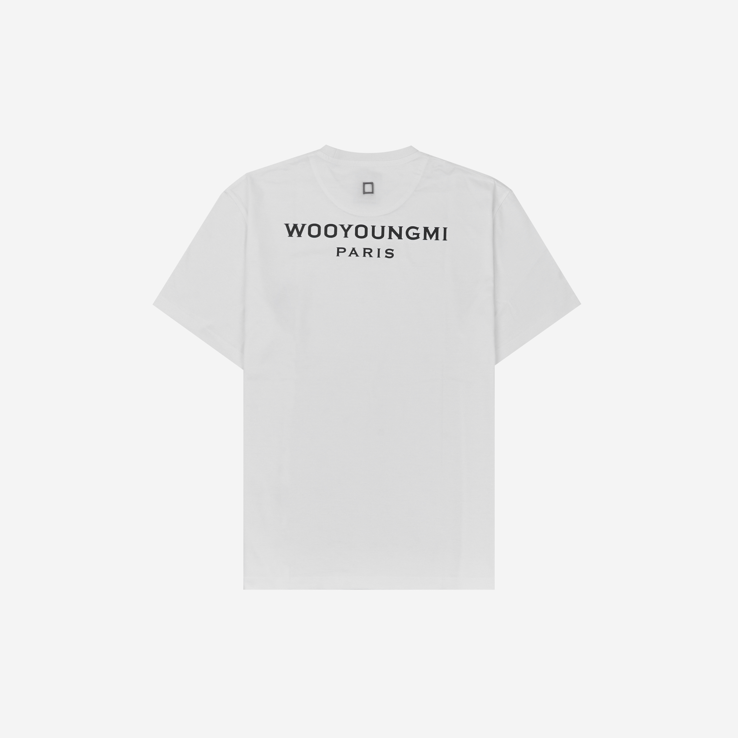 Wooyoungmi Black Back Logo T-Shirt White - 22FW