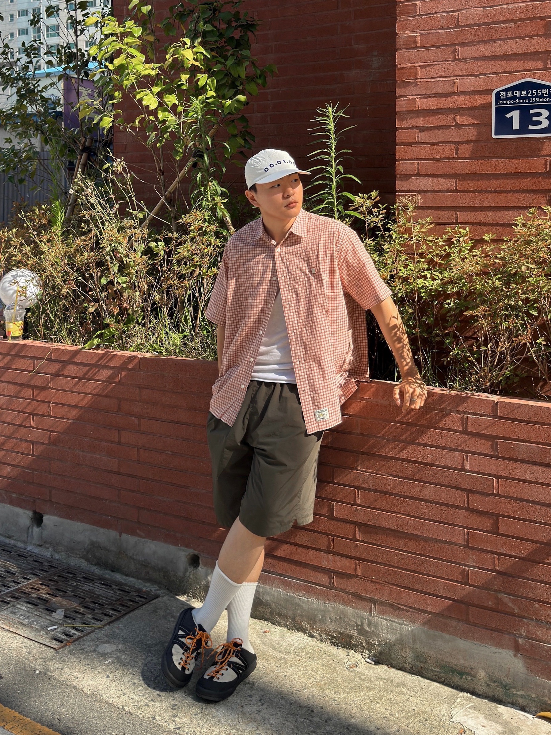 New Balance CRV Mule V2 Yellow, Opening Project Numbering Camp Cap Off White 착용 스타일 - 1