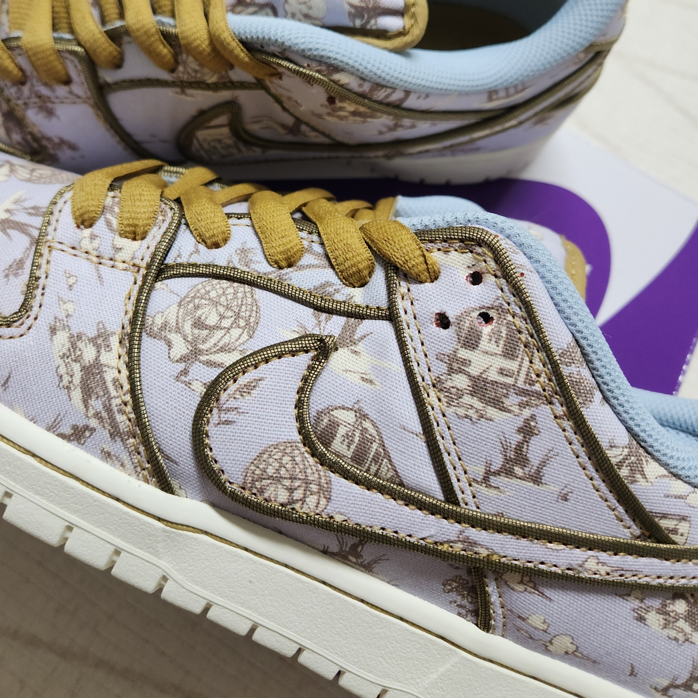 Nike SB Dunk Low Pro Premium Toile 착용 스타일 - 3