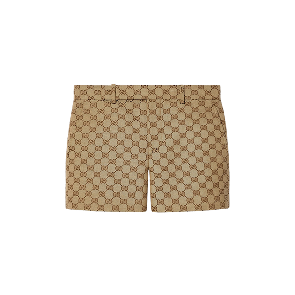 (W) 구찌 GG 캔버스 쇼츠 카멜 에보니 | Gucci | KREAM (W) Gucci GG Canvas Shorts Camel Ebony