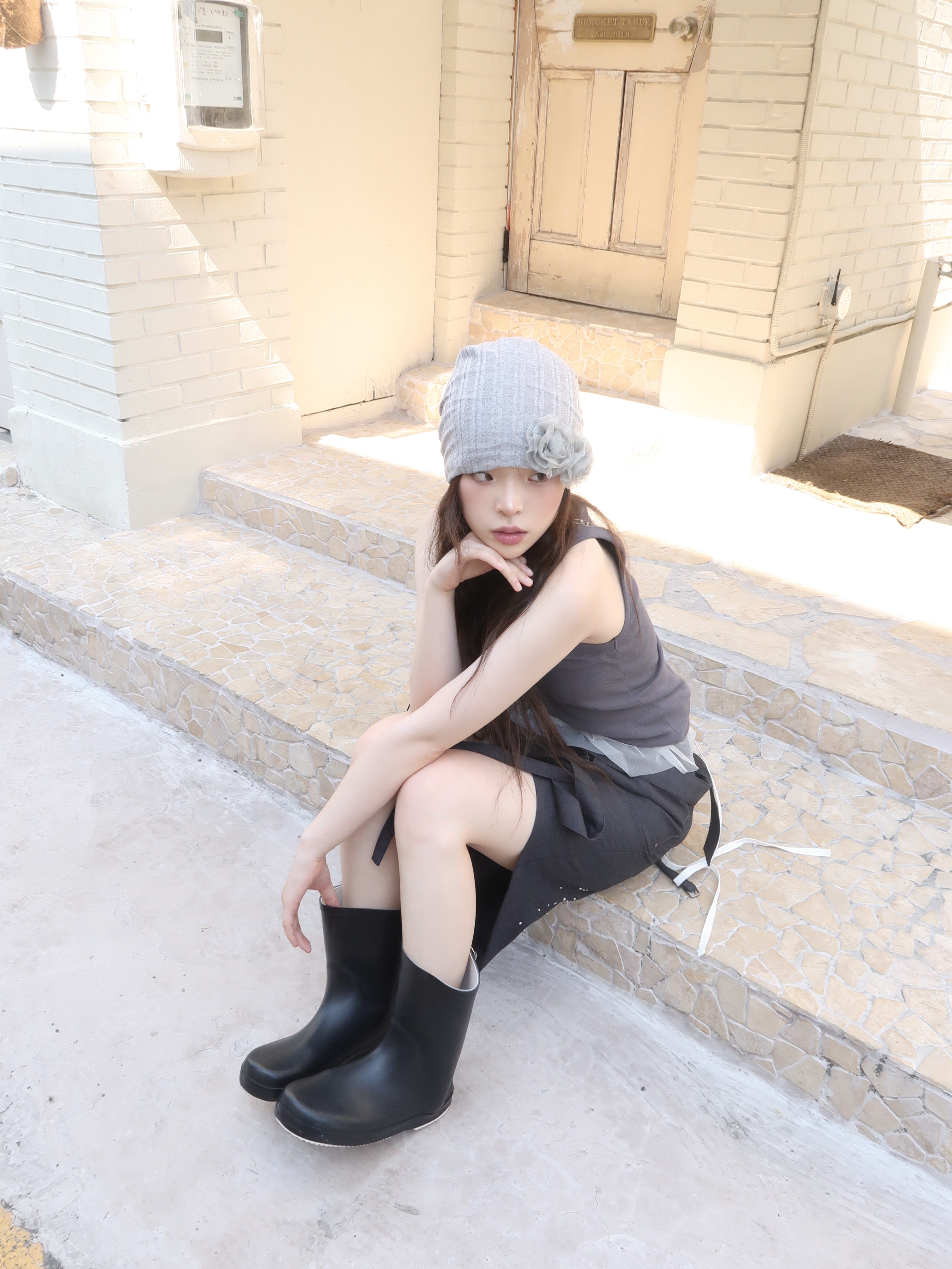 Mosquito Murderers Keep Calm And Kill Msqito Sleeveless Charcoal 착용 스타일 - 4