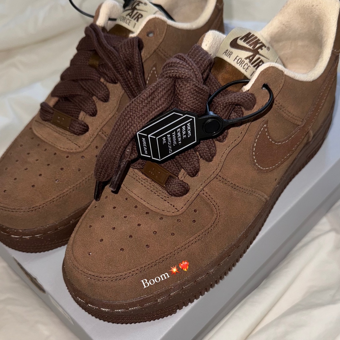 (W) Nike Air Force 1 '07 Cacao Wow 착용 스타일