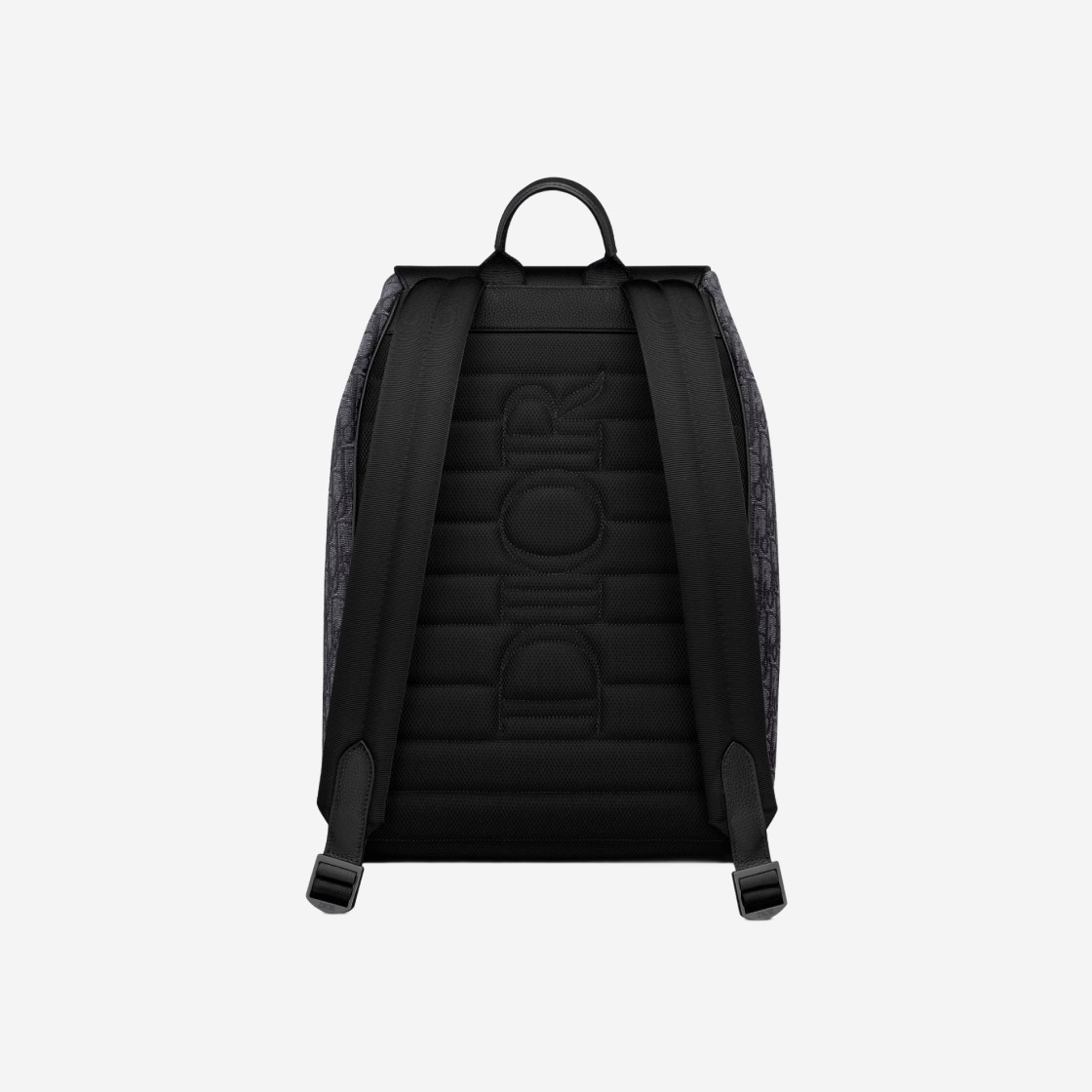 Dior Saddle Backpack Dior Oblique Jacquard Grained Calfskin Black 상세 이미지 2