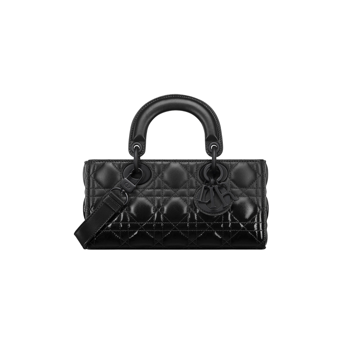 Dior Small Lady D-Joy Bag Black Patent To Matte Gradient 상세 이미지 1