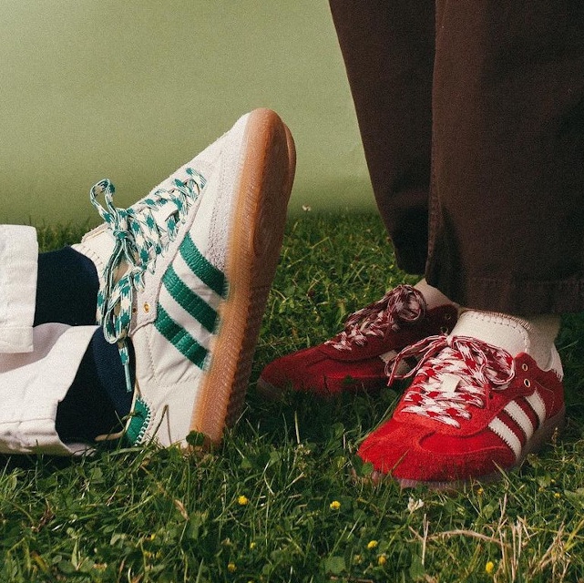 Adidas x Wales Bonner Pony Tonal Samba Core Black Cream White, Adidas x Wales Bonner Pony Tonal Samba Cream White Mystery Brown 착용 스타일 - 2