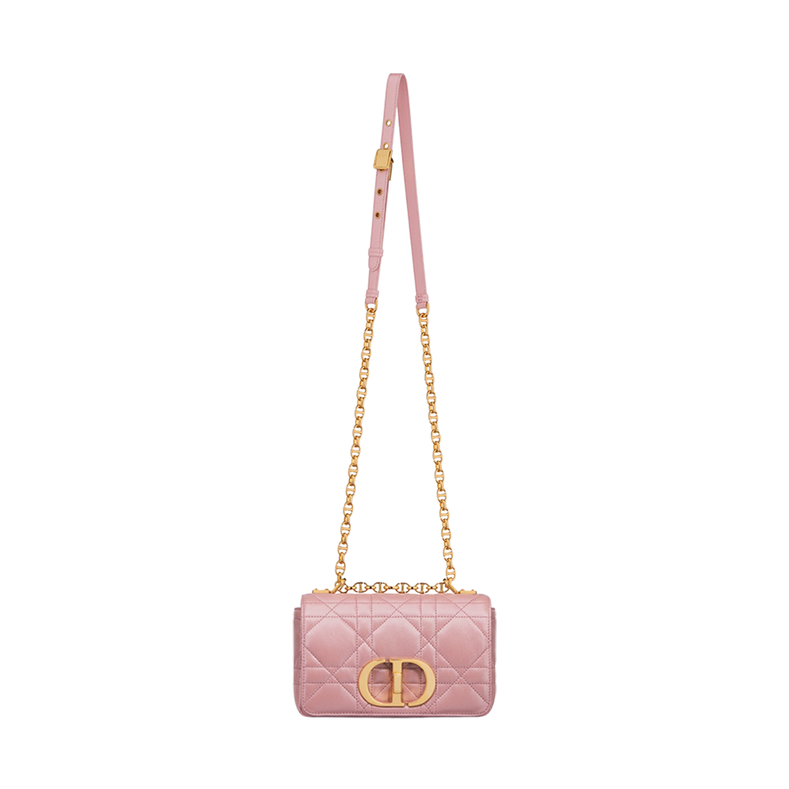 Dior Small Dior Caro Bag Melocoton Pink Pearlescent 상세 이미지 4