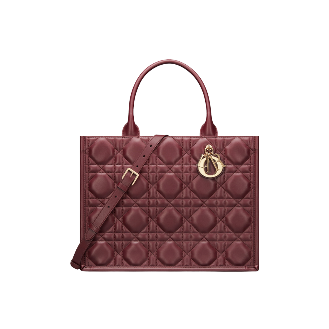 Dior Medium Dior Book Tote Burgundy 상세 이미지 1