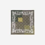 Kapital Fastcolor Selvedge Bandana Garden Patchwork Khaki