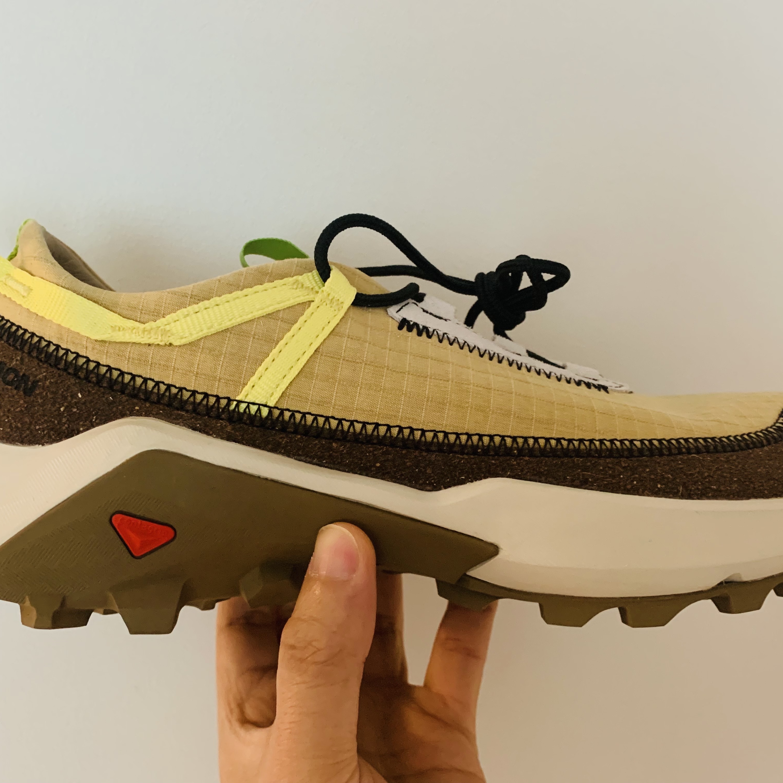 Salomon x Ranra Cross Pro Better Cathay Spice Kelp 착용 스타일