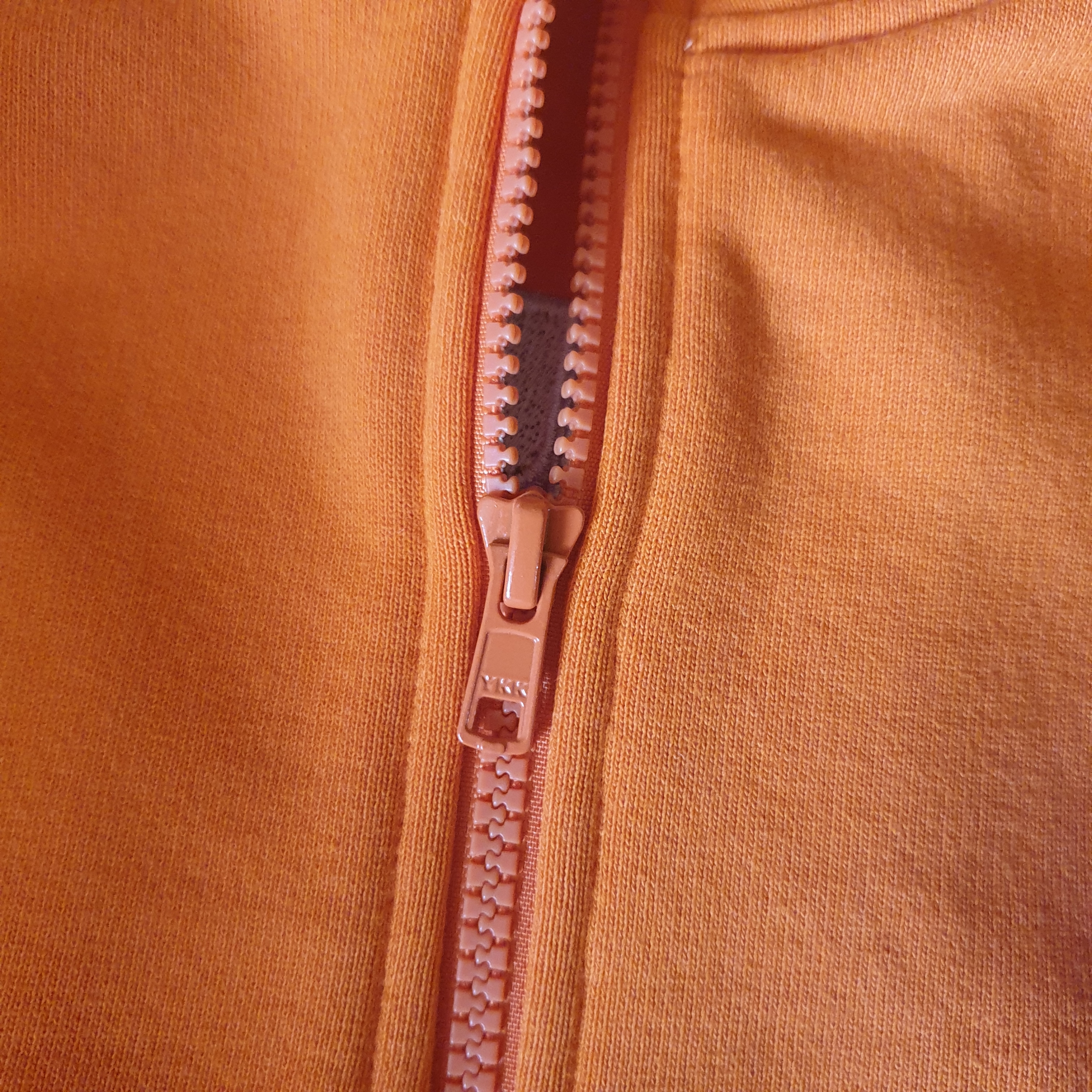 Supreme Equipe Half Zip Sweatshirt Dark Orange - 24SS 착용 스타일 - 2
