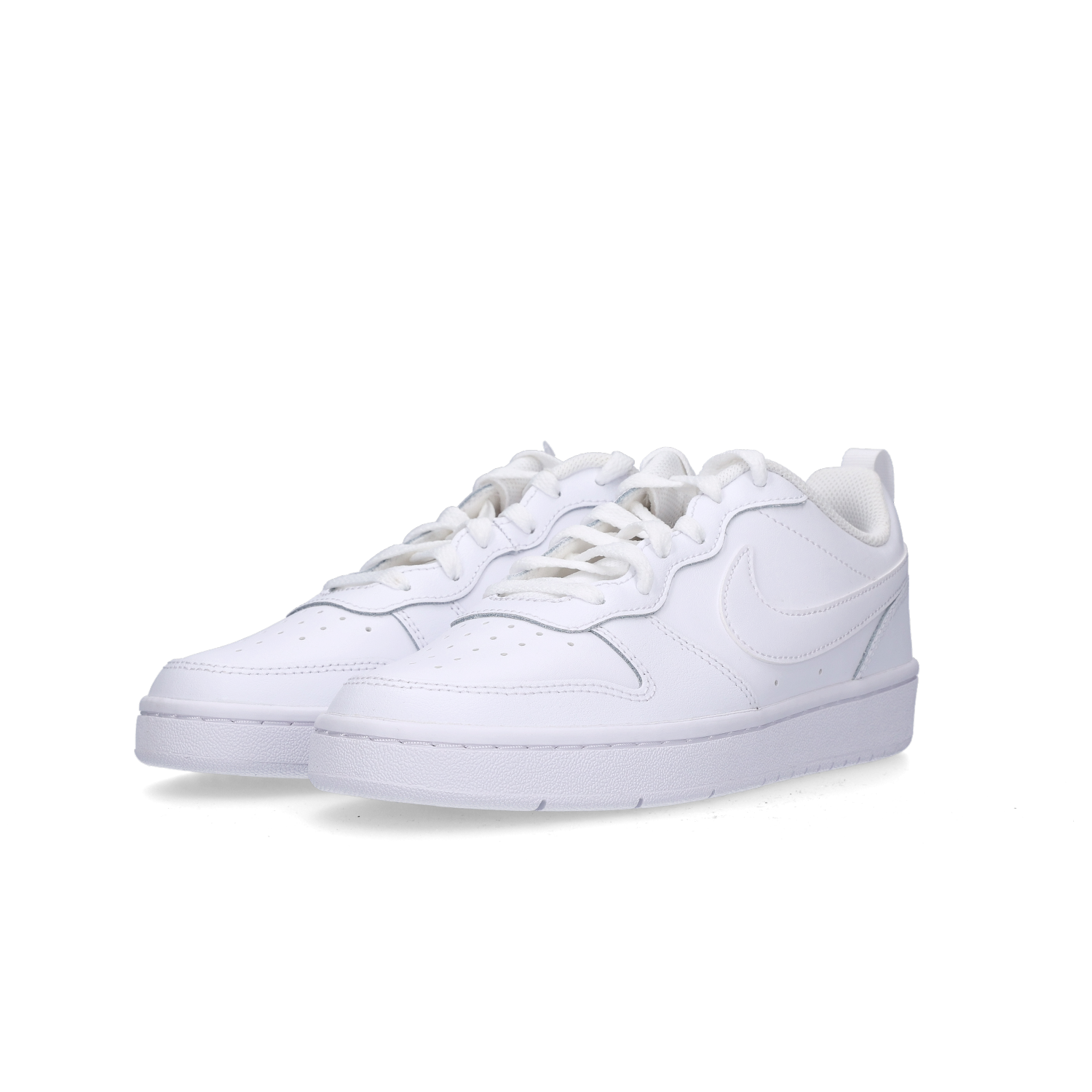 (GS) Nike Court Borough Low 2 Triple White