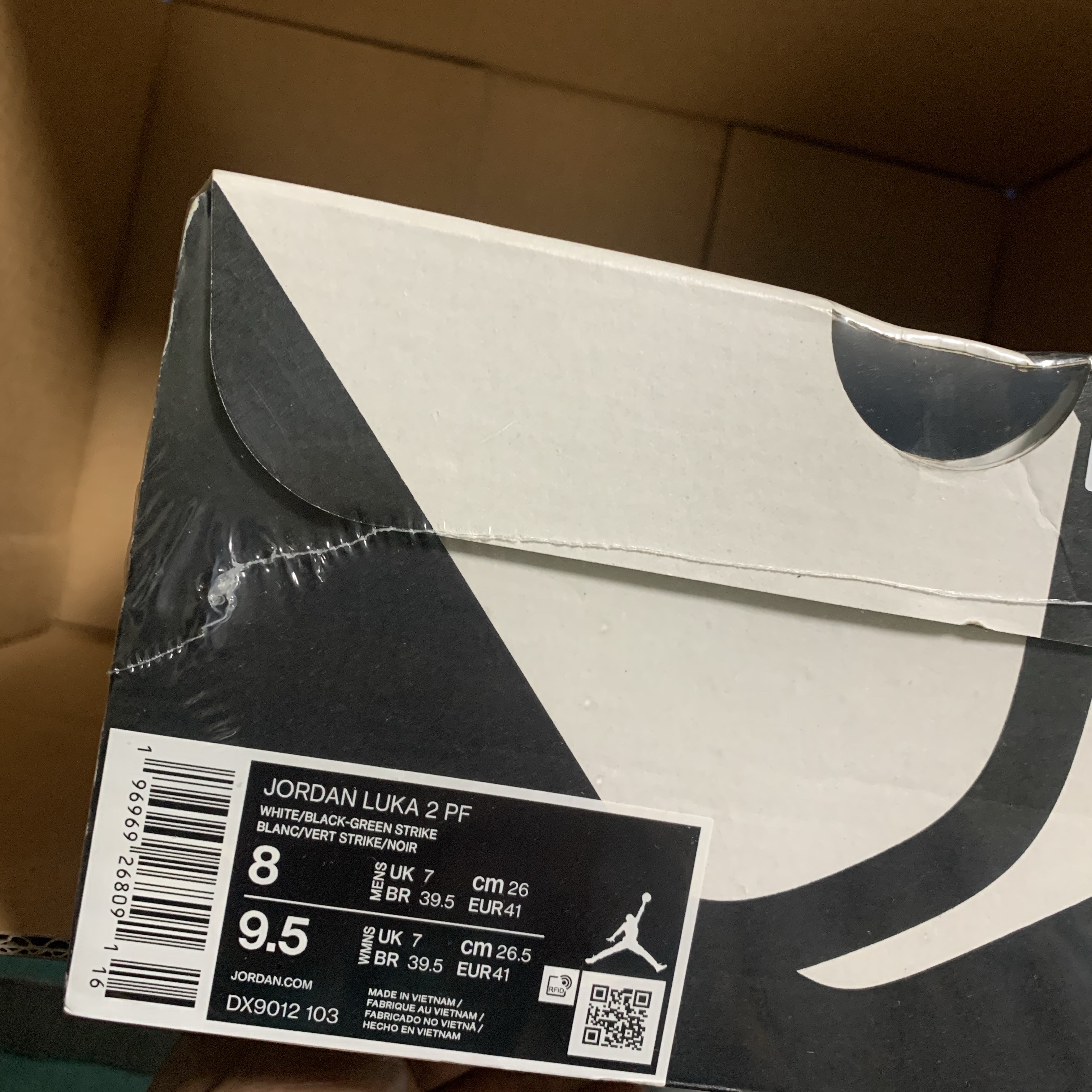 Jordan Luka 2 PF White Strike Green 착용 스타일