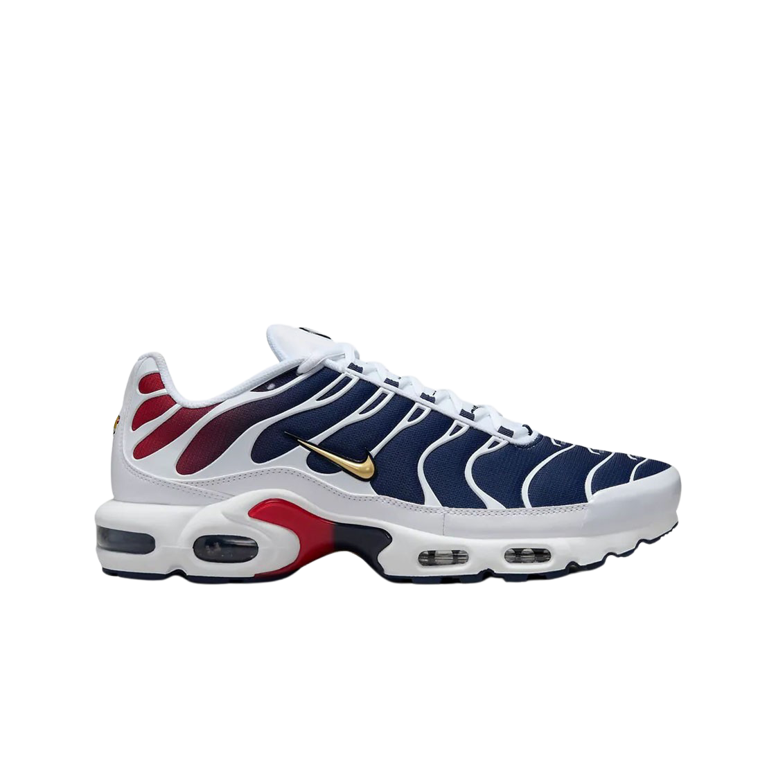 나이키 x 파리 생제르맹 에어맥스 플러스 화이트 메탈릭 골드(Nike x Paris Saint-Germain Air Max Plus White Metallic Gold)
