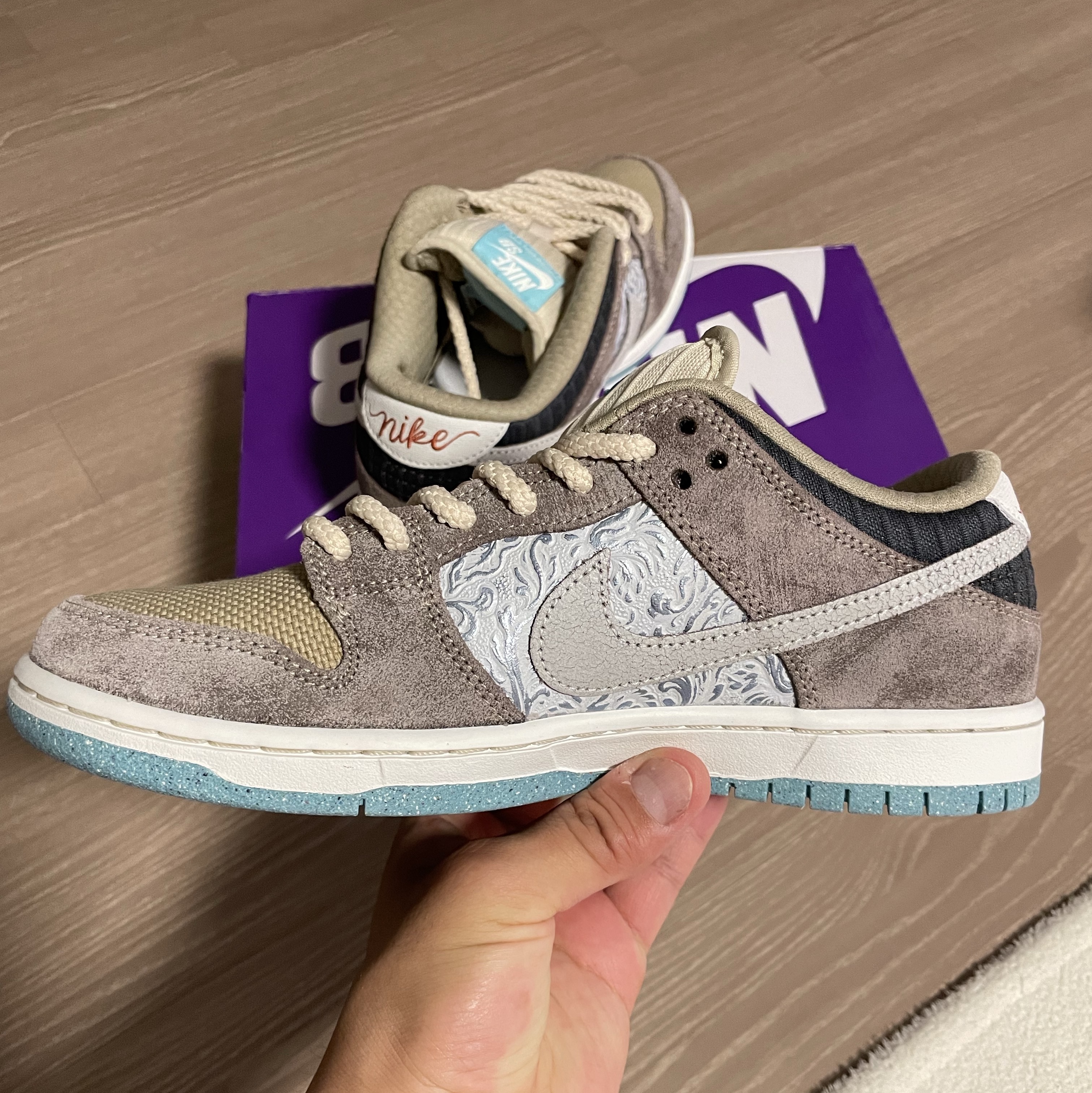 Nike SB Dunk Low Pro Big Money Saving 착용 스타일 - 5