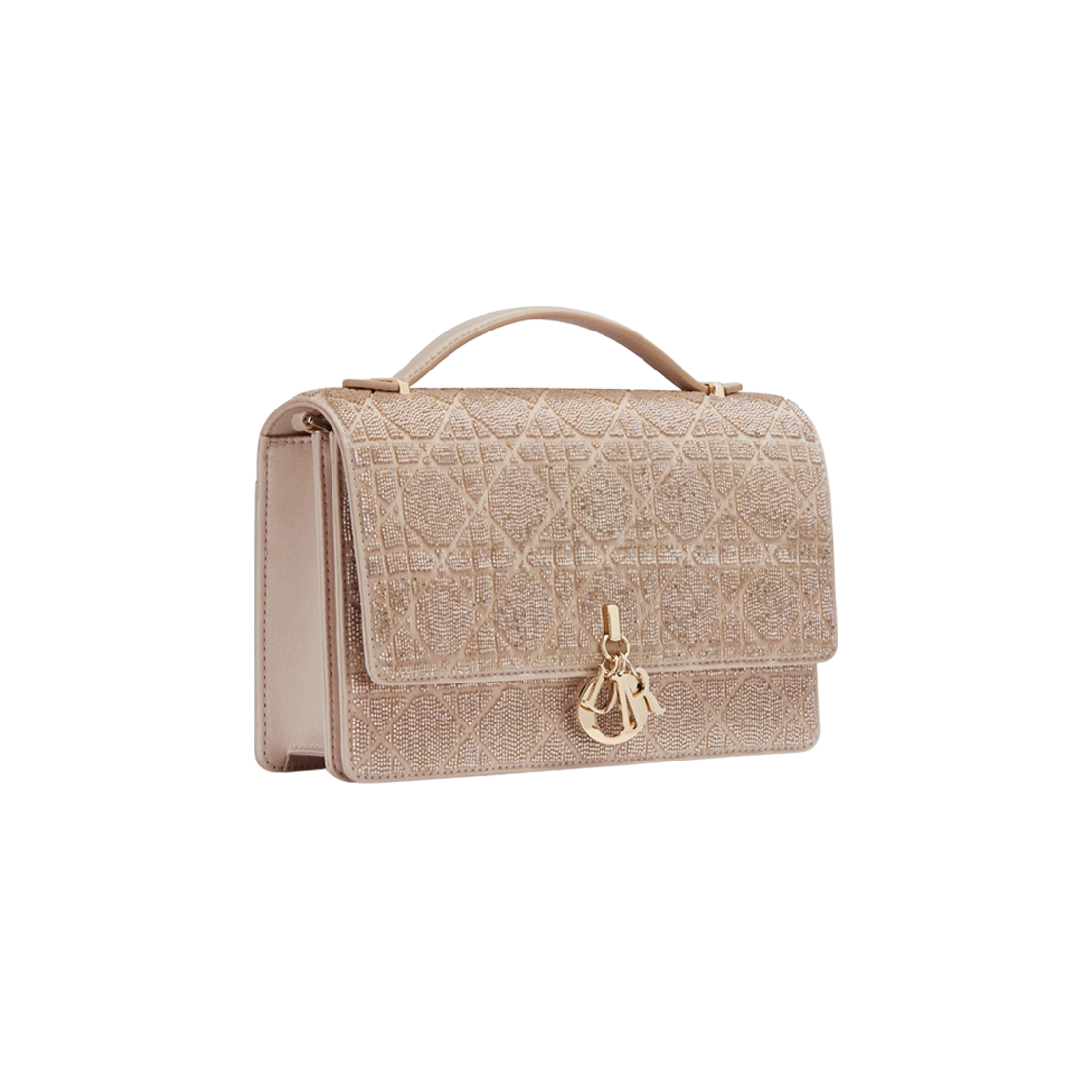 Dior Miss Dior Top Handle Bag Caramel Beige Micropearls 상세 이미지 2