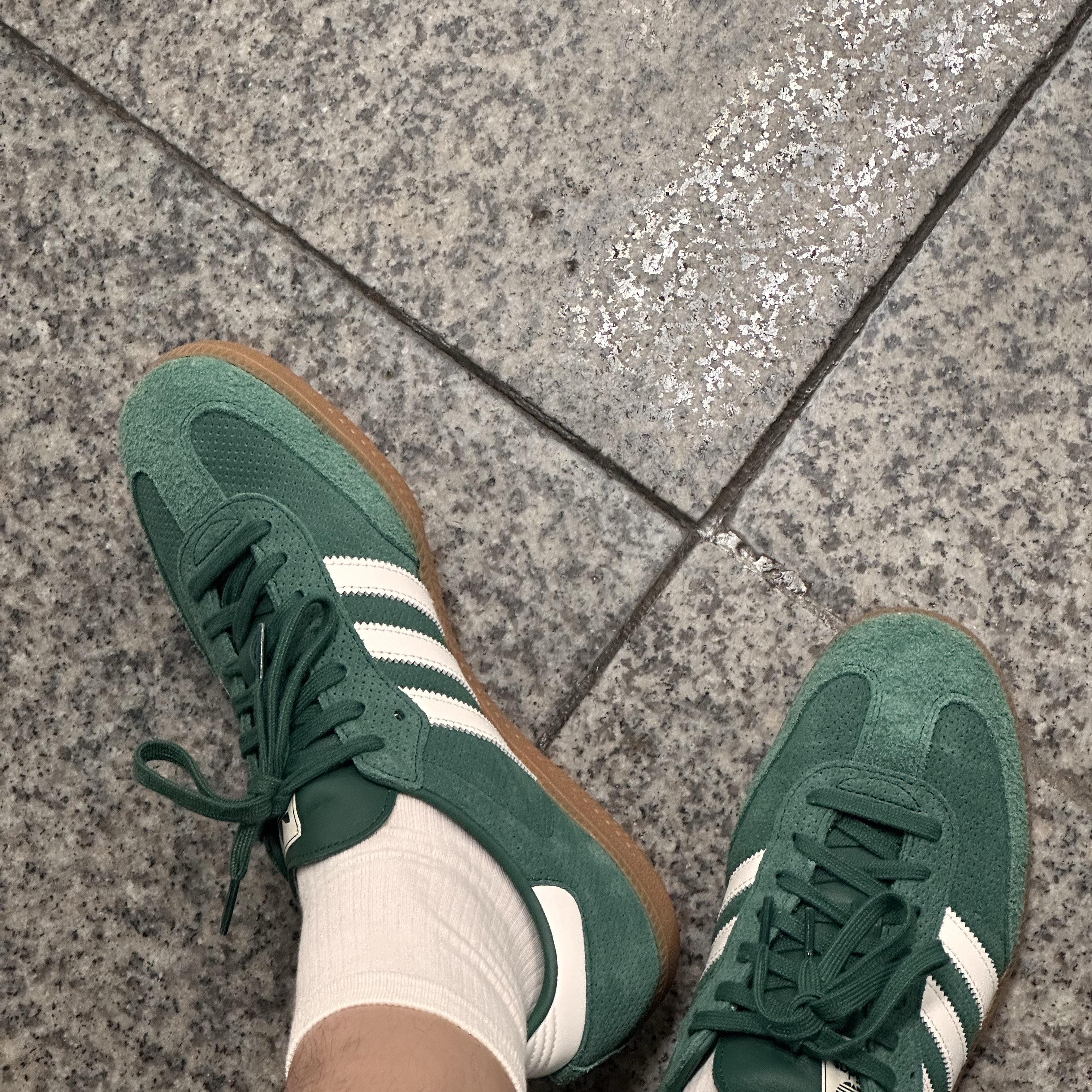 Adidas Samba OG Collegiate Green 착용 스타일