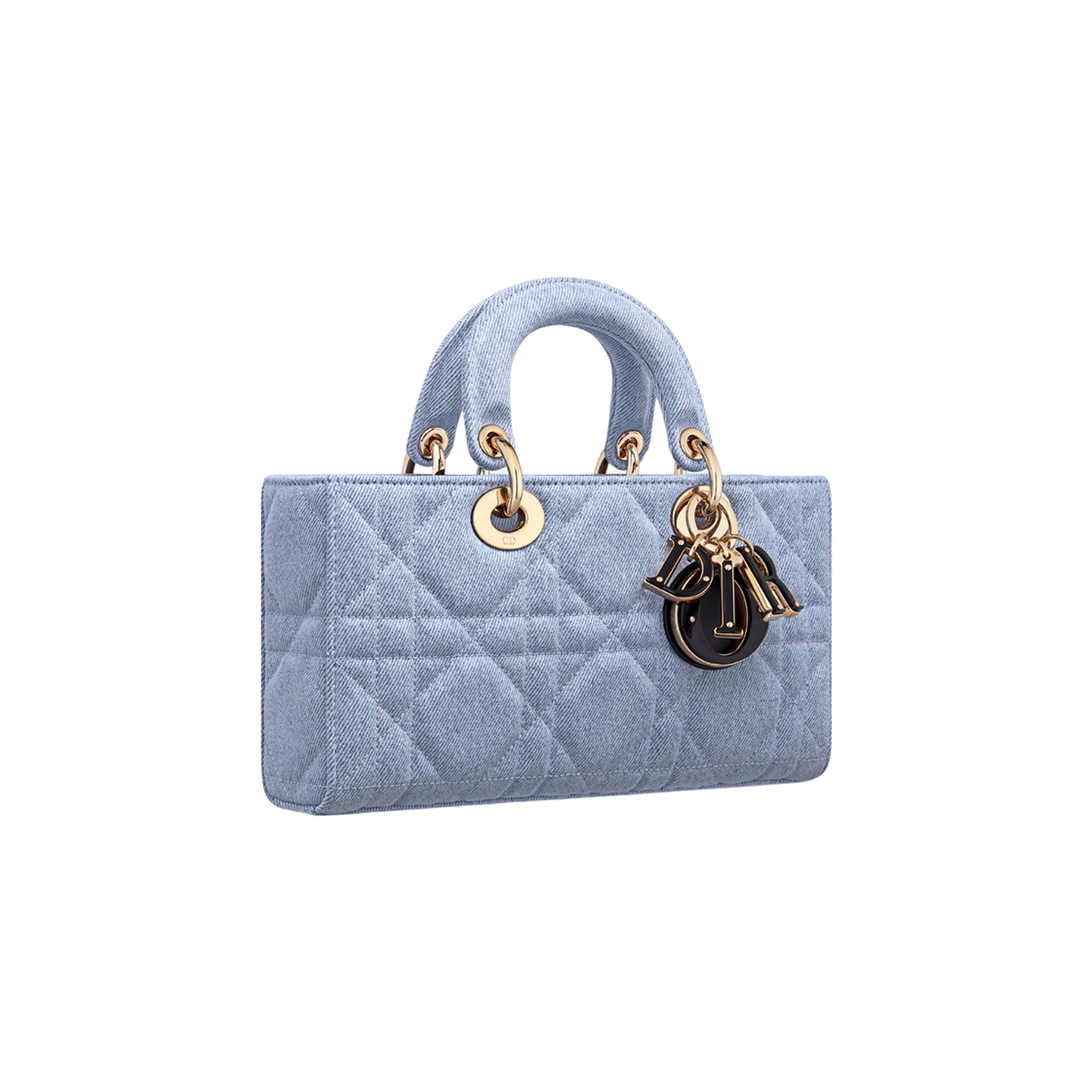 Dior Medium Lady D-Joy Bag Blue Denim 상세 이미지 2