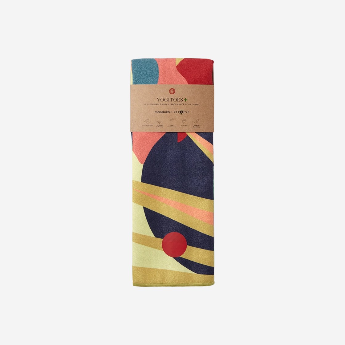 Manduka Yogitoes Plus Yoga Mat Towel Hot Flora 상세 이미지 2