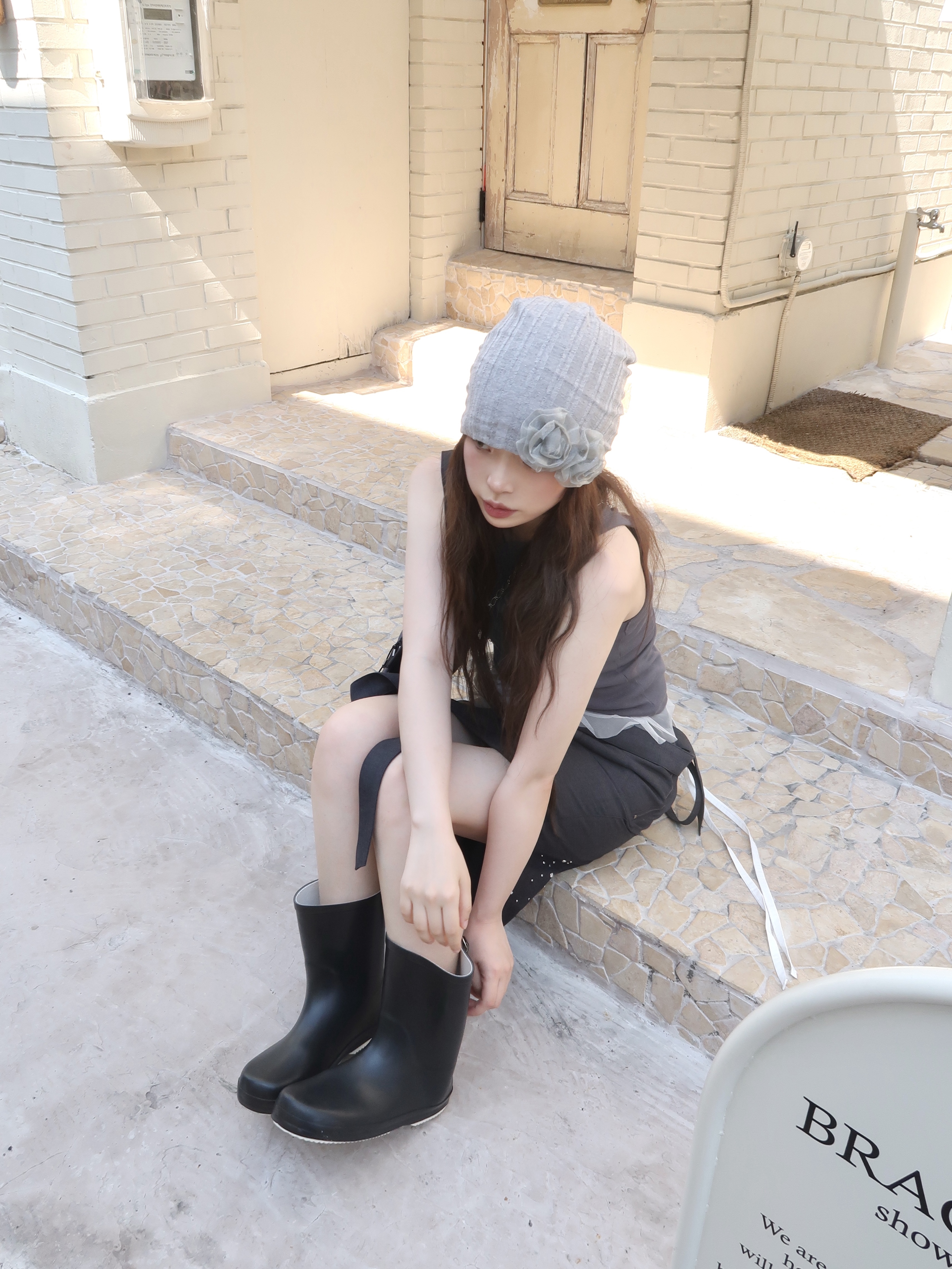 Mosquito Murderers Keep Calm And Kill Msqito Sleeveless Charcoal 착용 스타일 - 5