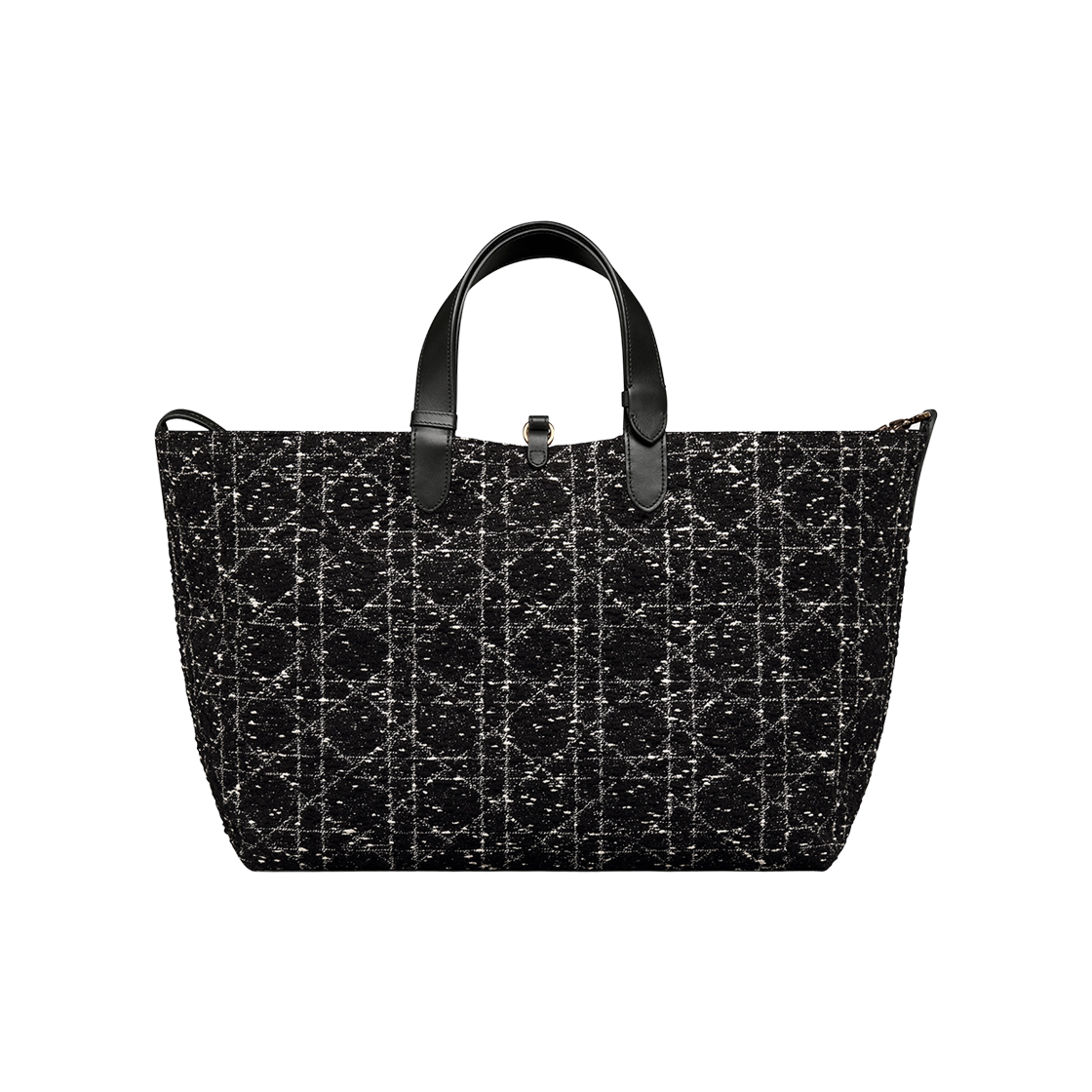 Dior Large Dior Toujours Bag Black Tweed 상세 이미지 3