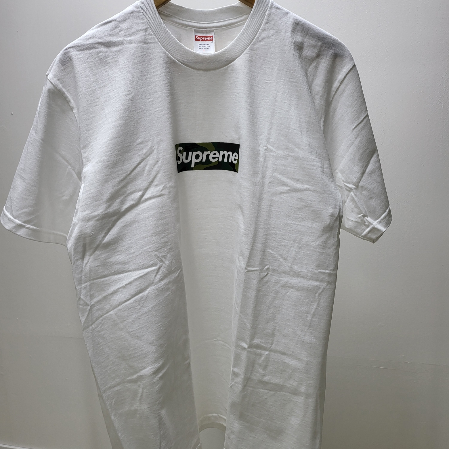 Supreme Box Logo T-Shirt White - 23FW 착용 스타일