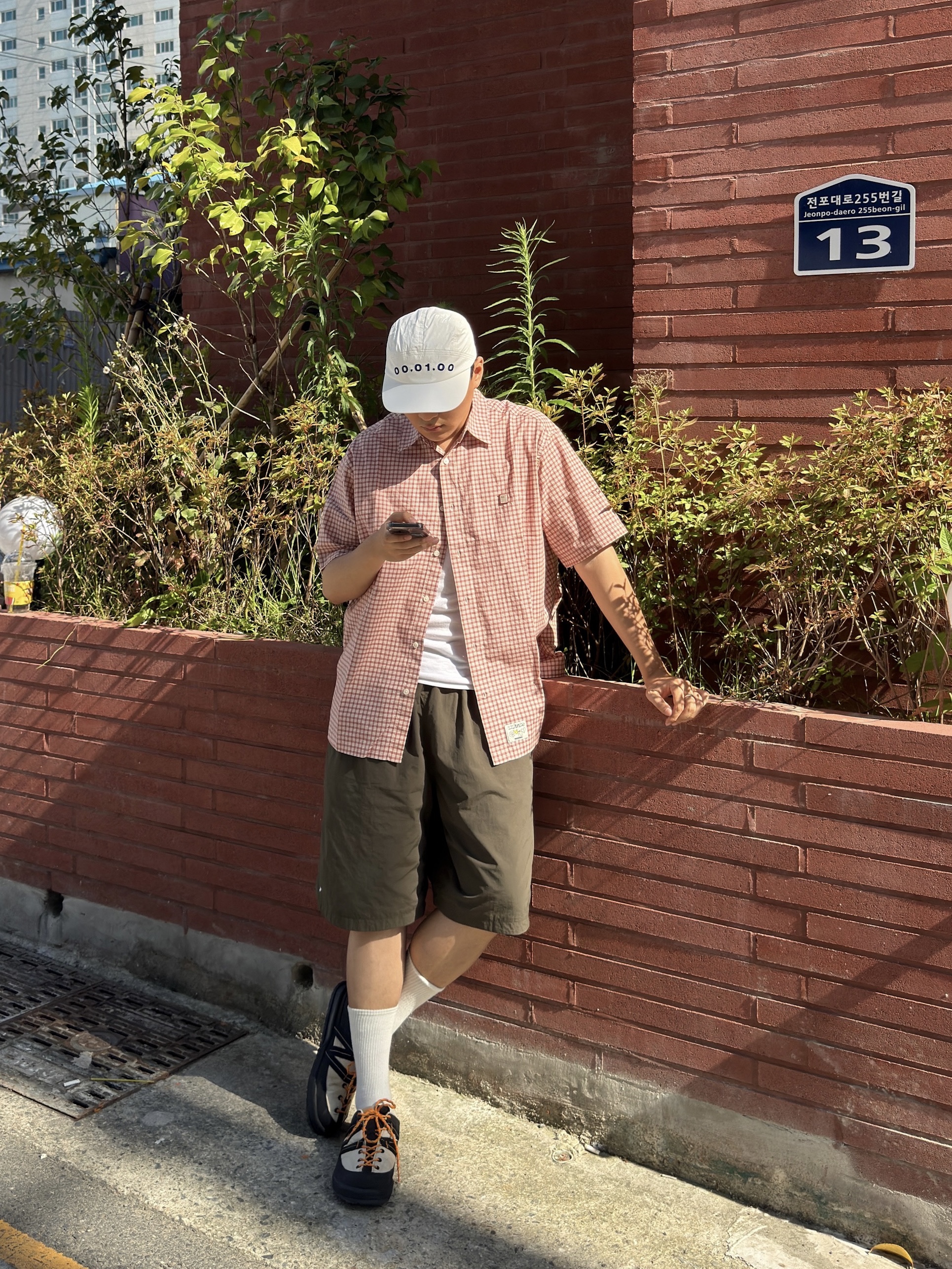 New Balance CRV Mule V2 Yellow, Opening Project Numbering Camp Cap Off White 착용 스타일 - 3