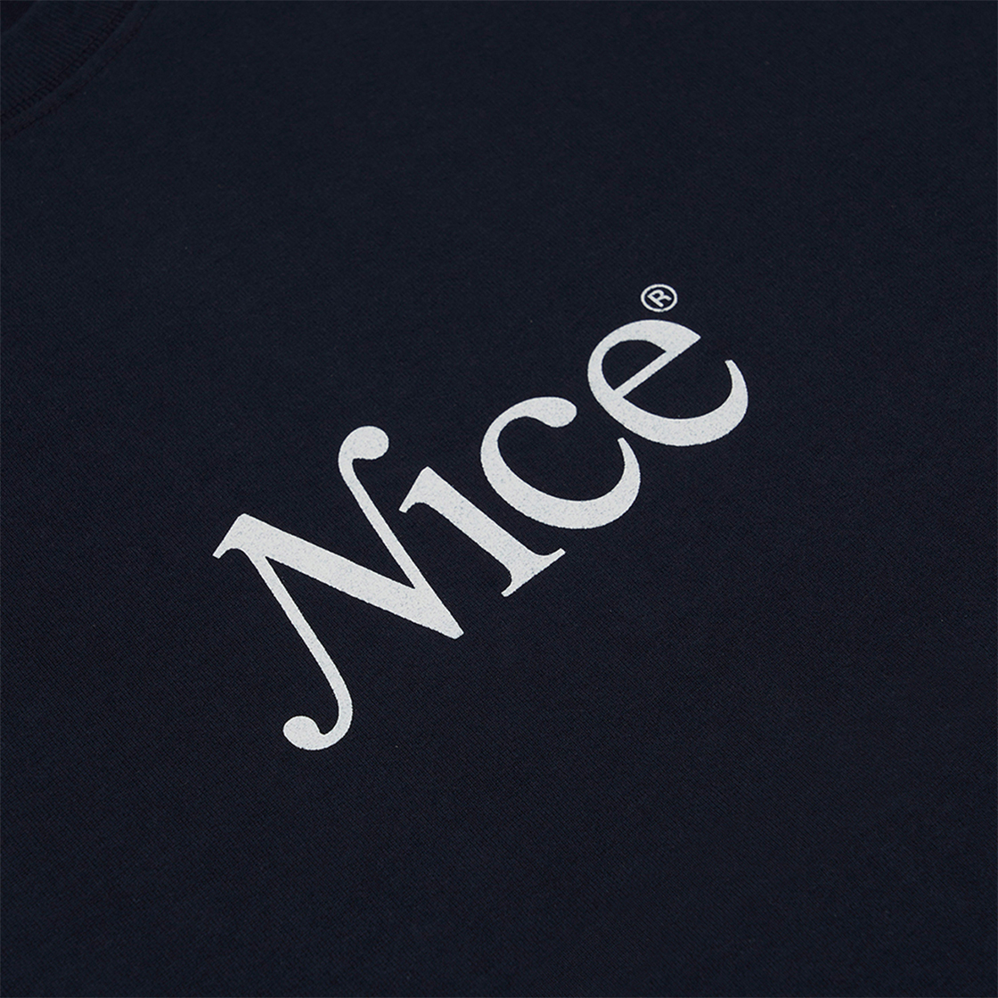 나이스웨더 어패럴 시그니처 티셔츠 네이비(Nice Weather Apparel Signature T-Shirt Navy) - 2