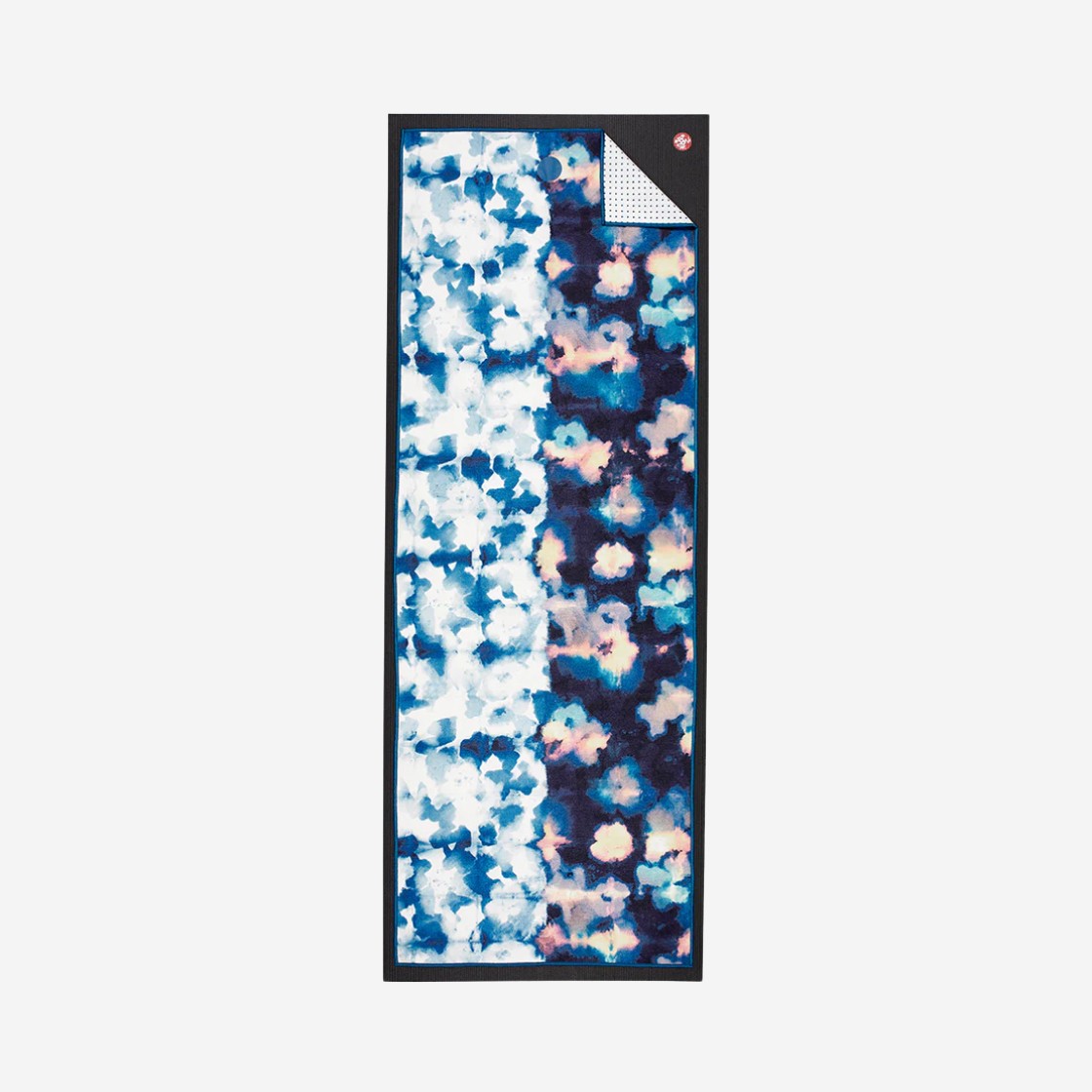 Manduka Yogitoes Yoga Mat Towel Double Dye Blue 상세 이미지 1