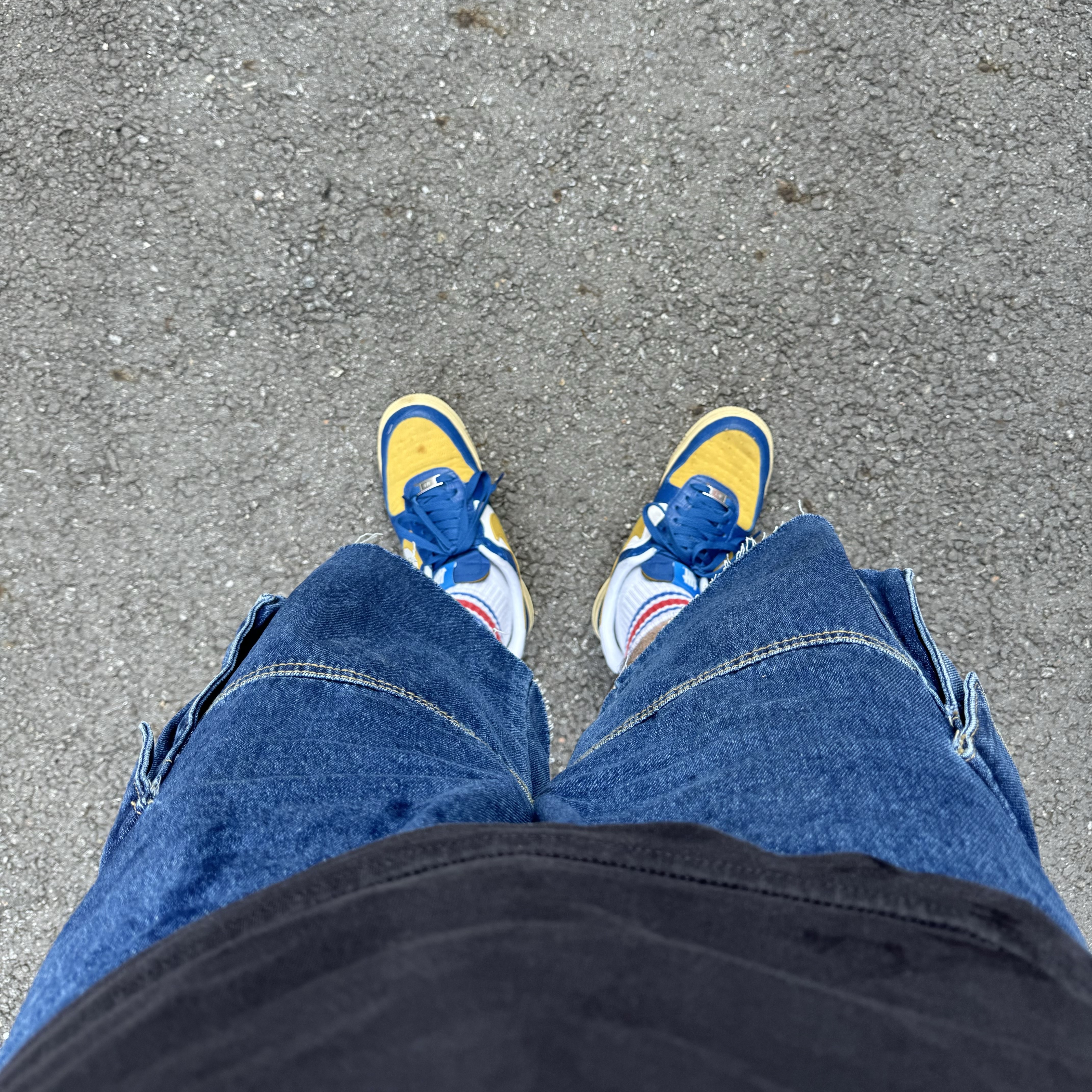 Nike x Undefeated Air Force 1 Low SP 5 On It Court Blue 착용 스타일