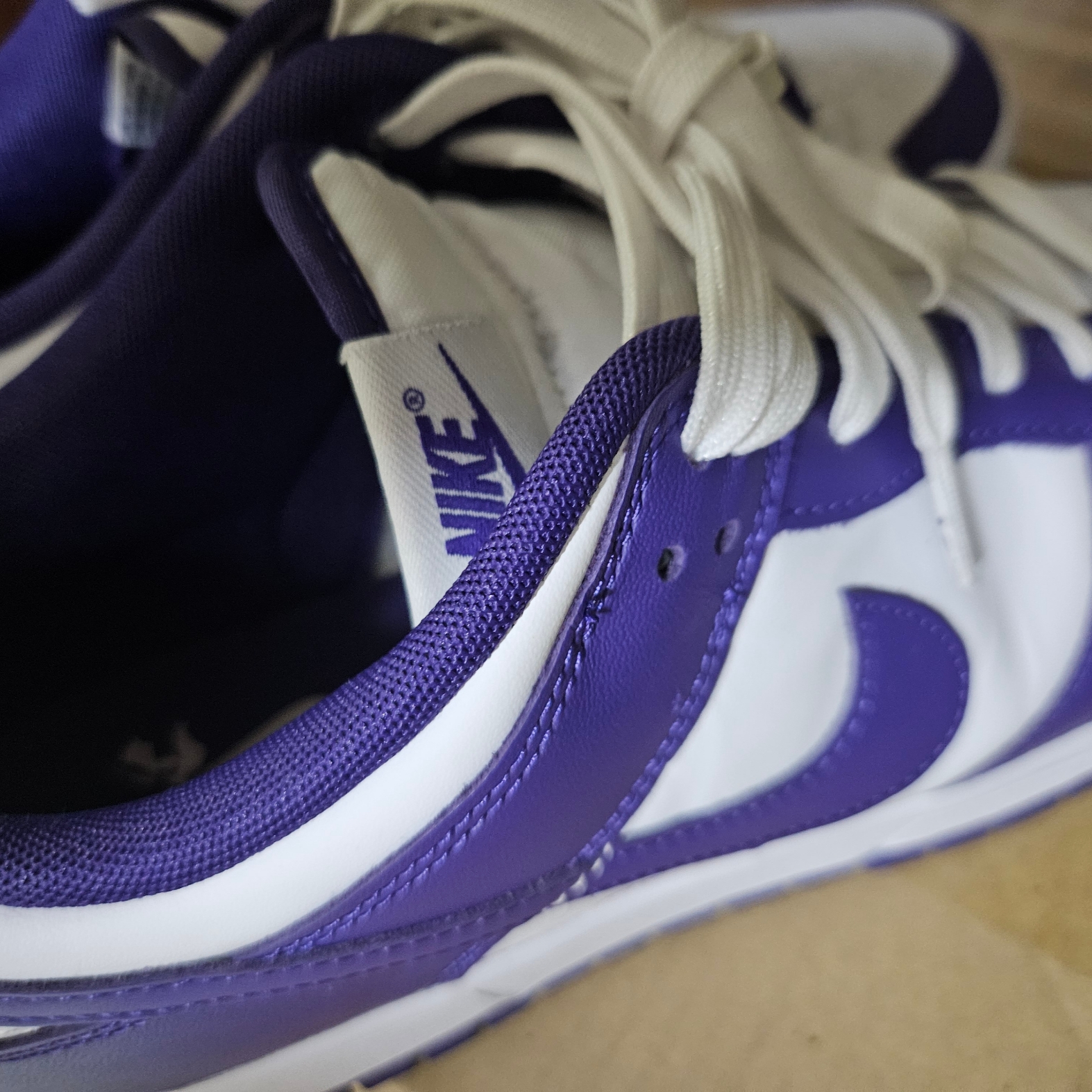 Nike Dunk Low Retro Championship Court Purple 착용 스타일
