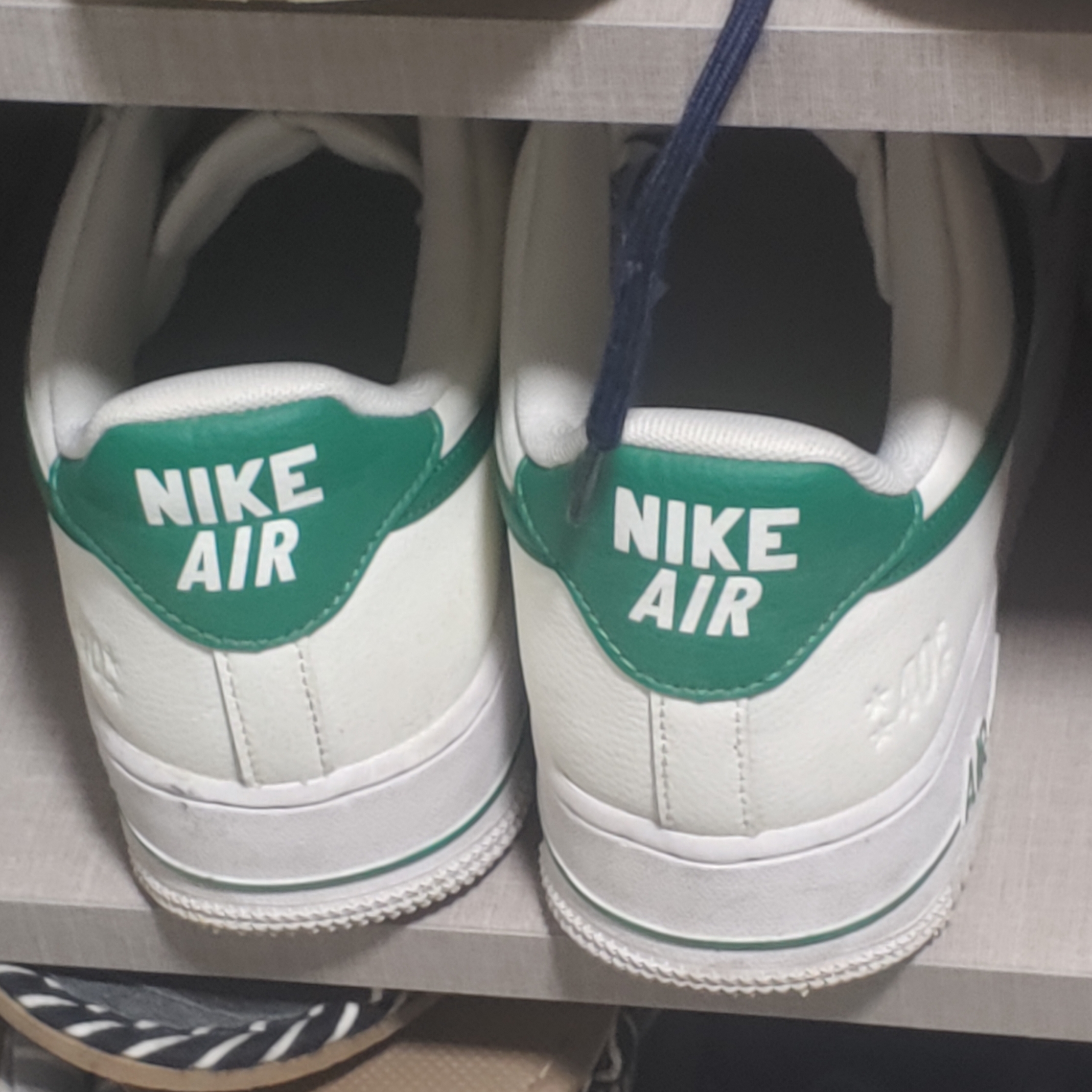 Nike Air Force 1 '07 LV8 40th Anniversary Join Forces Sail Malachite 착용 스타일