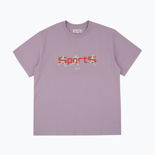 나이스웨더 어패럴 스포츠 티셔츠 퍼플