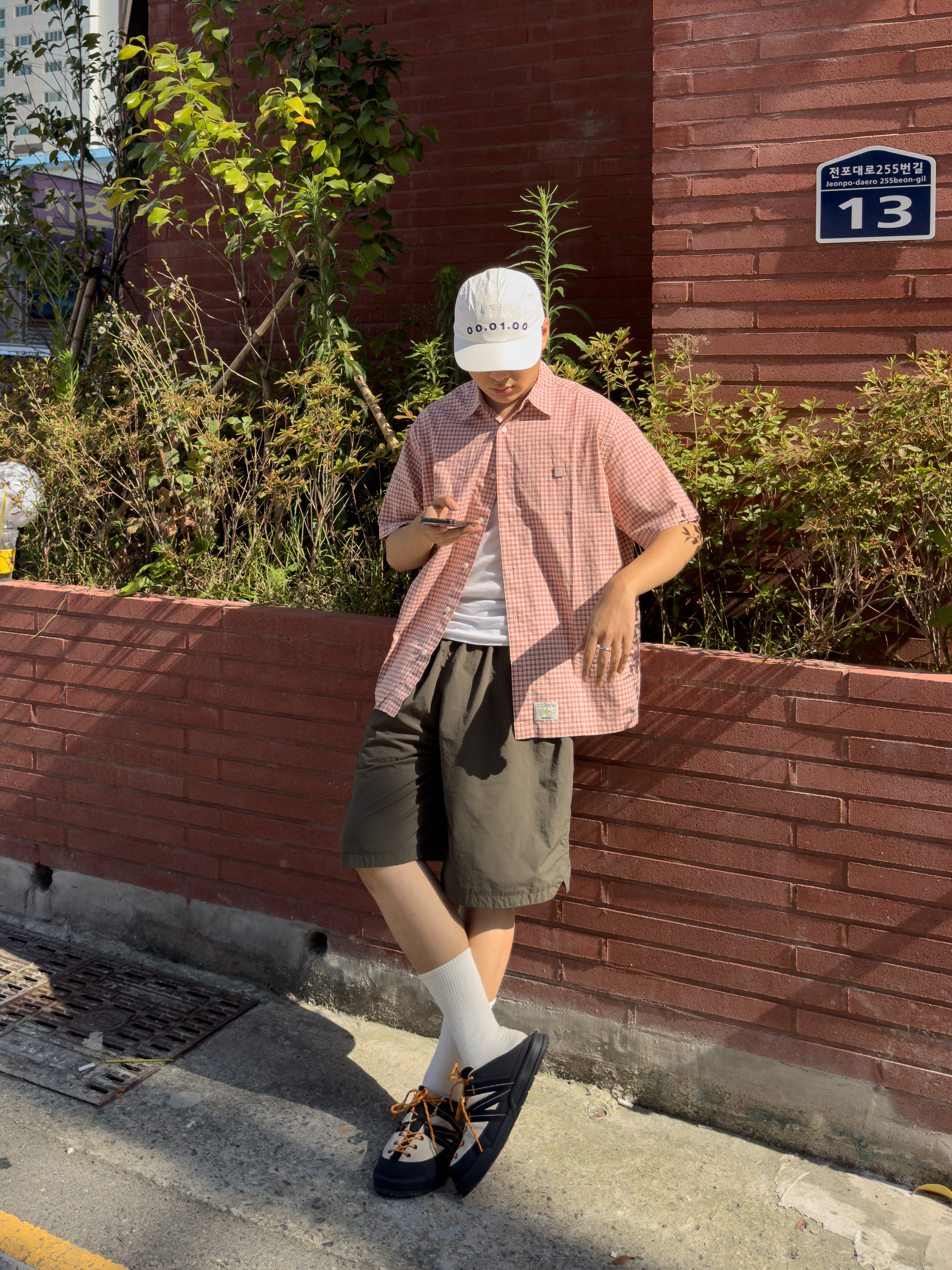 New Balance CRV Mule V2 Yellow, Opening Project Numbering Camp Cap Off White 착용 스타일 - 4
