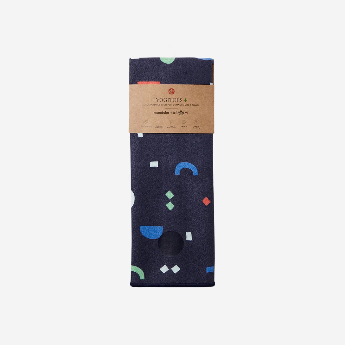 Manduka Yogitoes Plus Yoga Mat Towel Symbols 상세 이미지 2