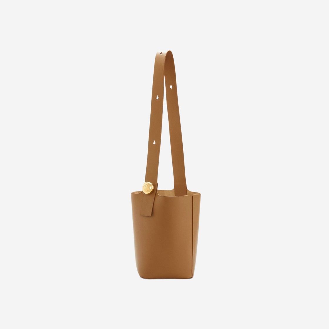 Loewe Medium Pebble Bucket Bag in Mellow Calfskin Oak 상세 이미지 3