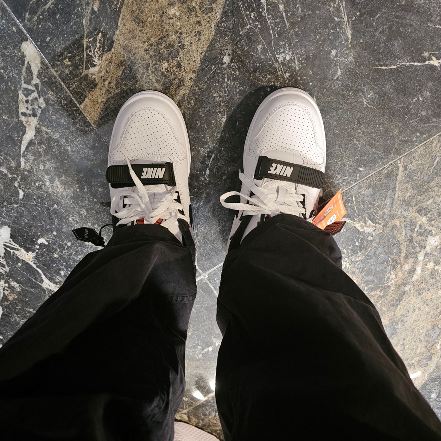 Nike x Billie Eilish Air Alpha Force 88 Black and White 착용 스타일 - 2