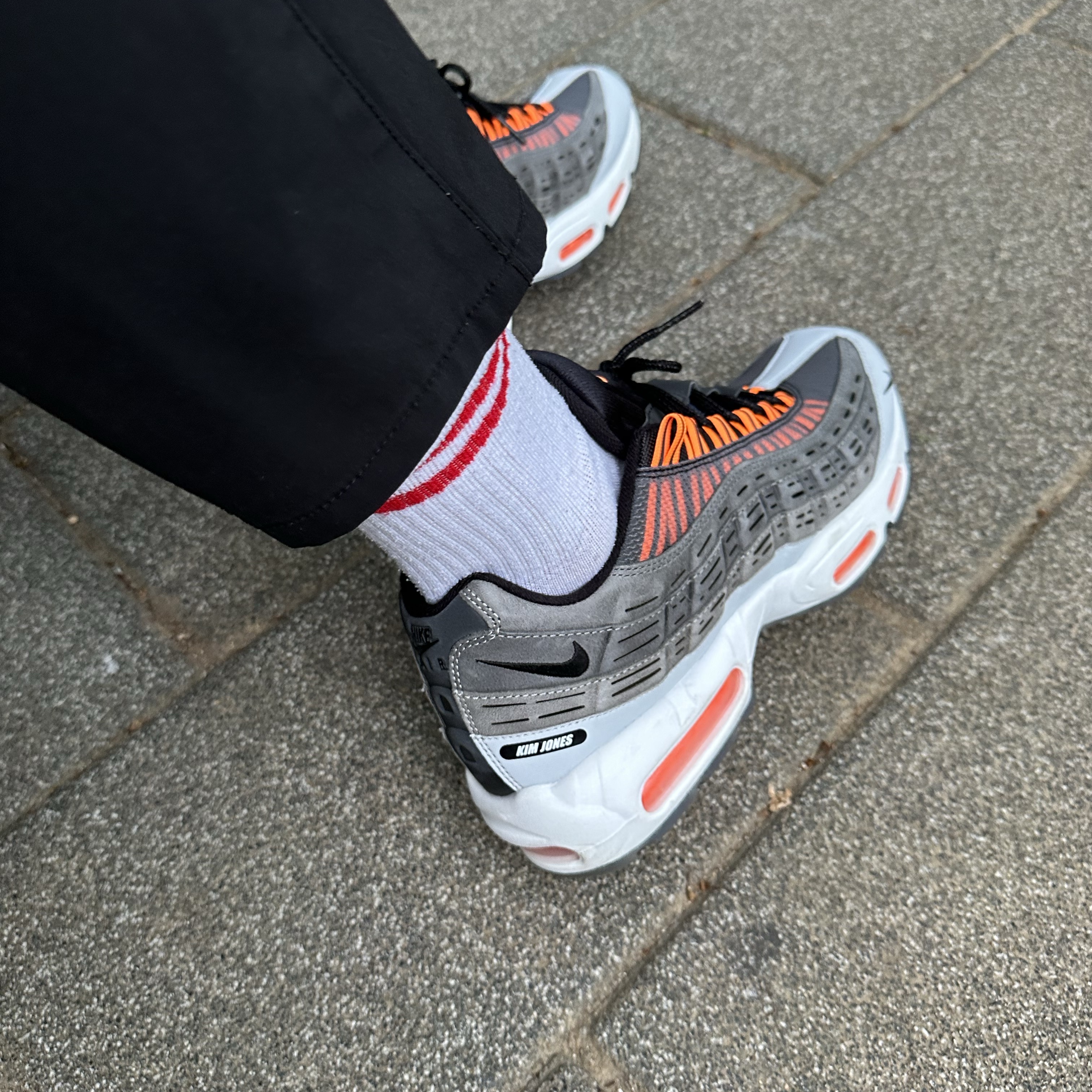 Nike x Kim Jones Air Max 95 Total Orange 착용 스타일 - 3