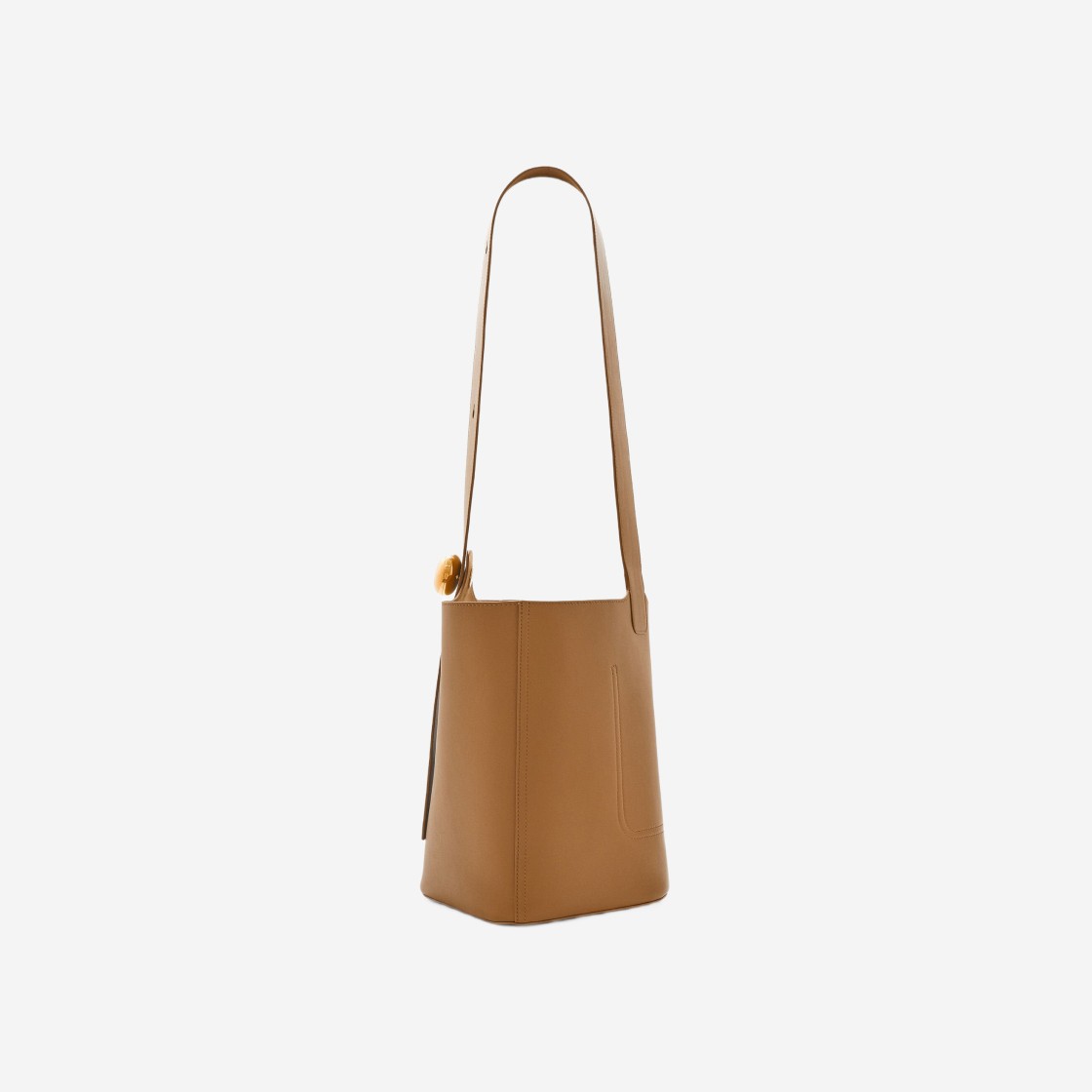 Loewe Medium Pebble Bucket Bag in Mellow Calfskin Oak 상세 이미지 4