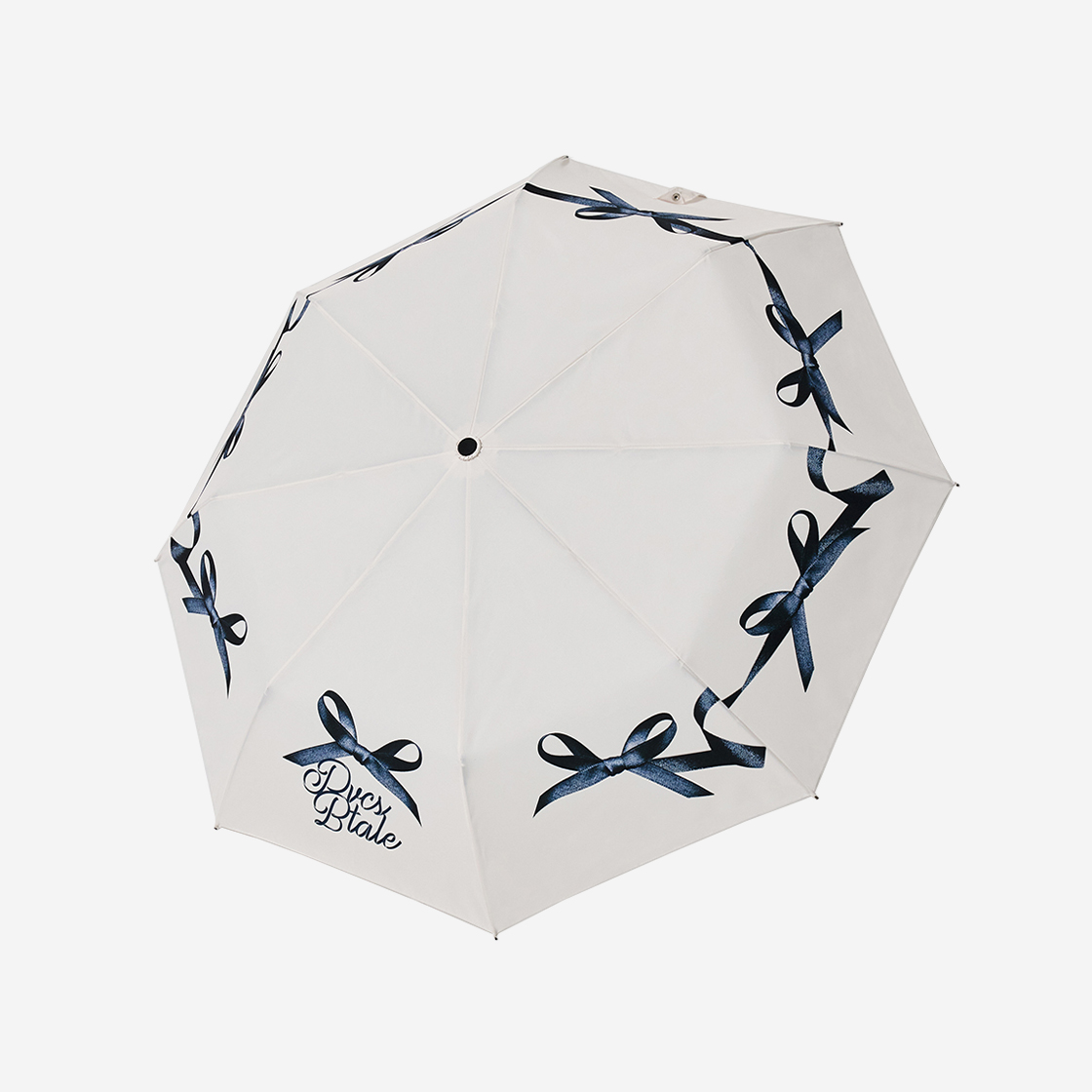 [KREAM 단독] PVCS x 블루밍테일 리본 포인트 접이식 우산+에코백 커버([KREAM 단독] PVCS x Bloomingtale Ribbon Point Folding Umbrella+Eco Bag Cover)