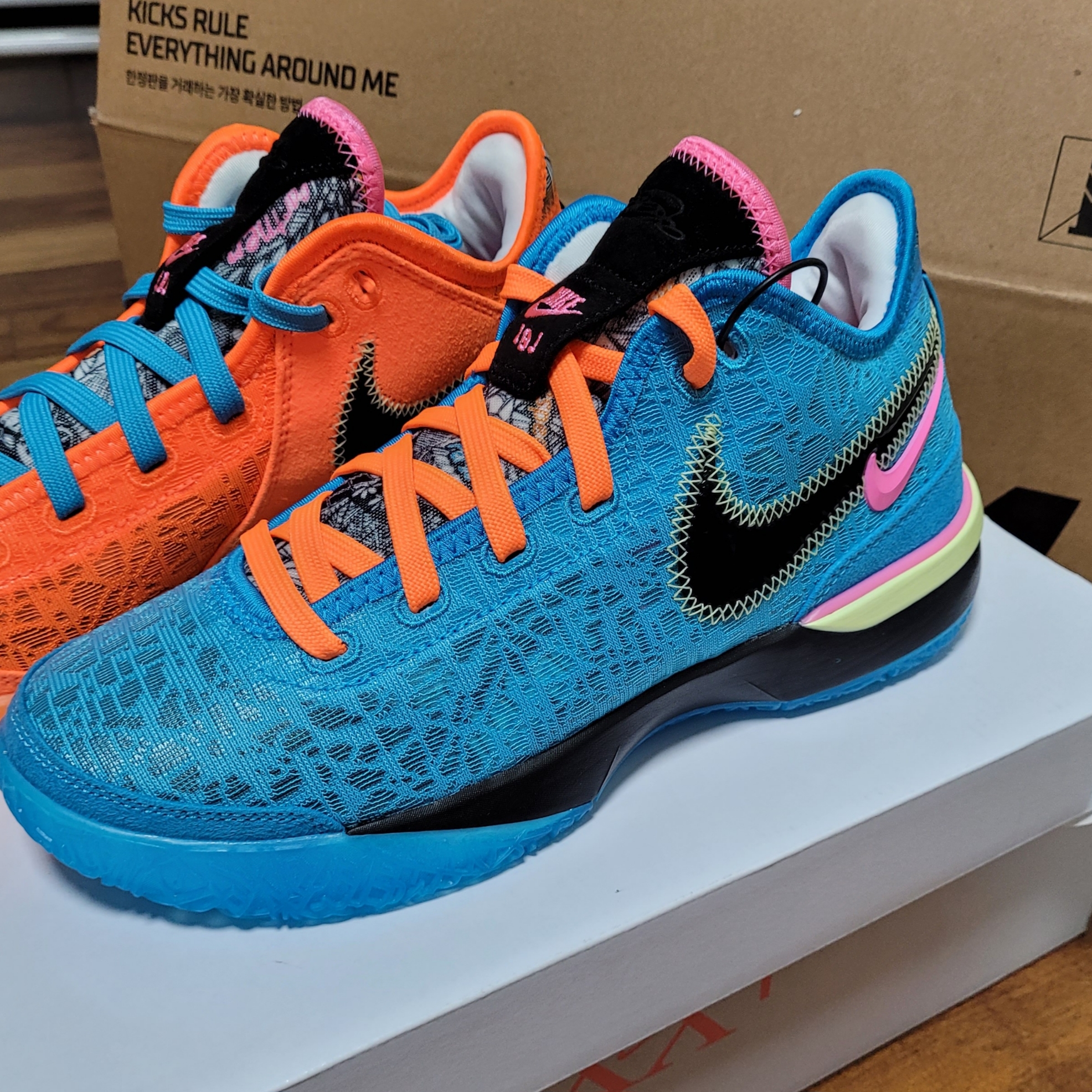 Nike LeBron NXXT Gen EP Multi Color 착용 스타일