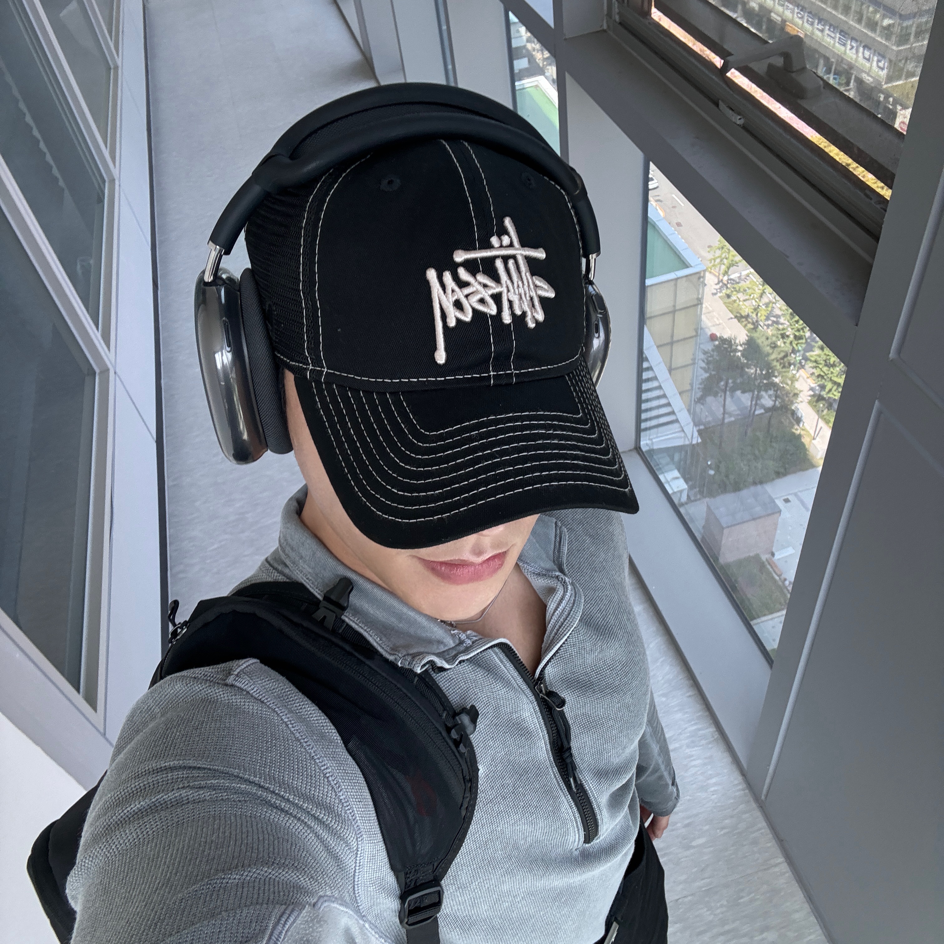 Stussy New Era 9twenty Basic Trucker Black, Nike NRG Dri-Fit ACG ADV Steeple Rock Half Zip Base Layer Black - Asia 착용 스타일 - 2