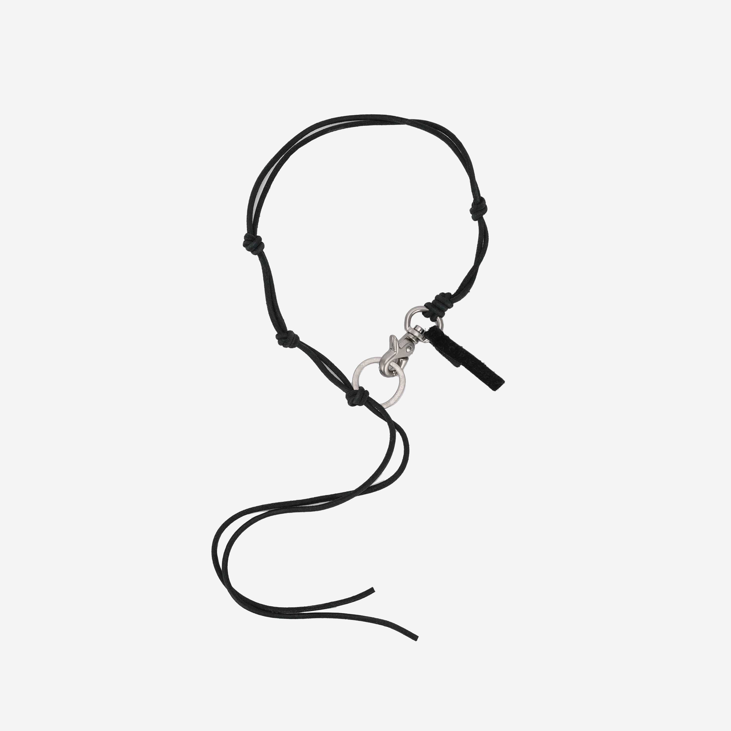 아워레가시 라돈 레더 키체인 블랙(Our Legacy Ladon Leather Keychain Black)