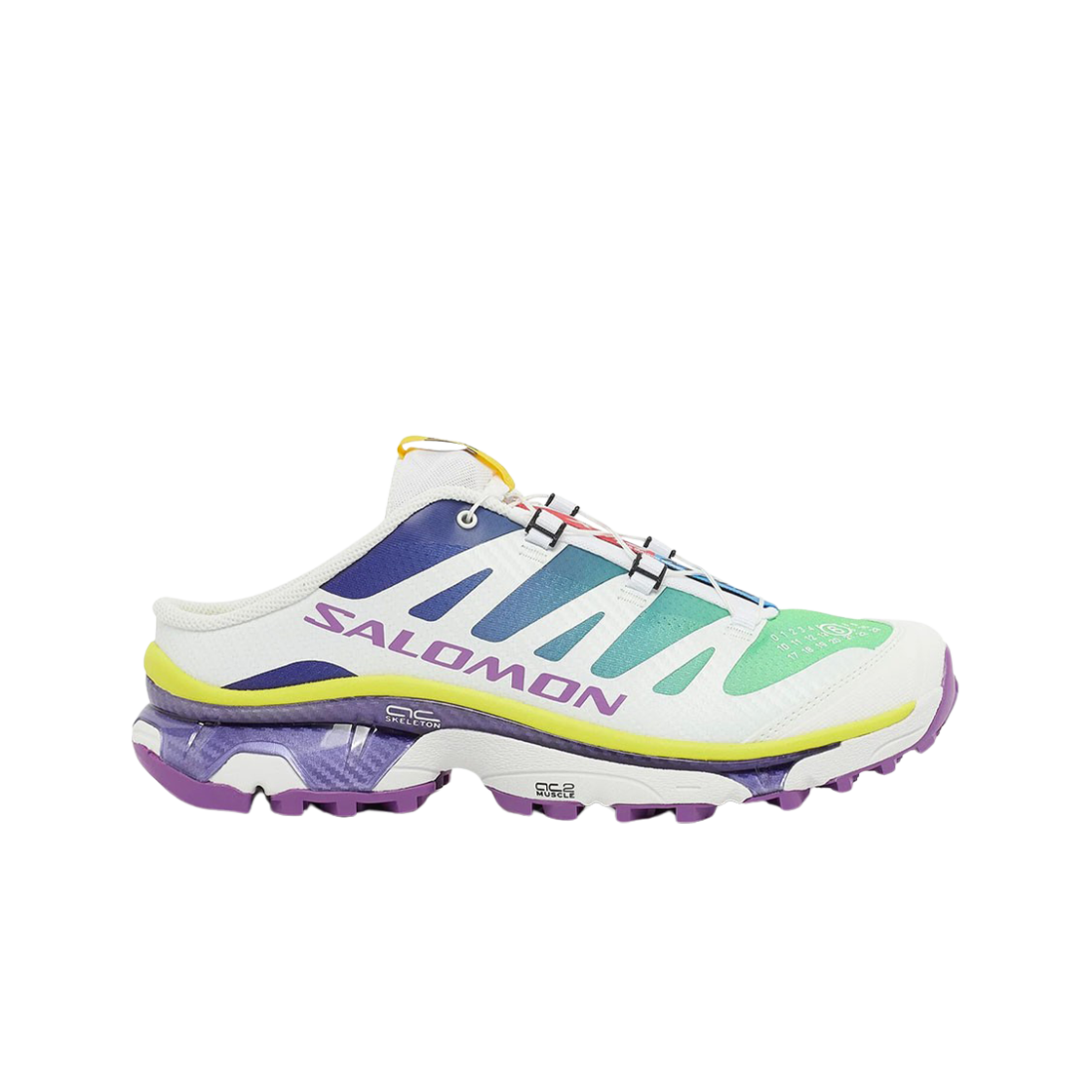 살로몬 x MM6 메종 마르지엘라 XT-4 뮬 스펙트럼 블루 화이트(Salomon x MM6 Maison Margiela XT-4 Mule Spectrum Blue White)