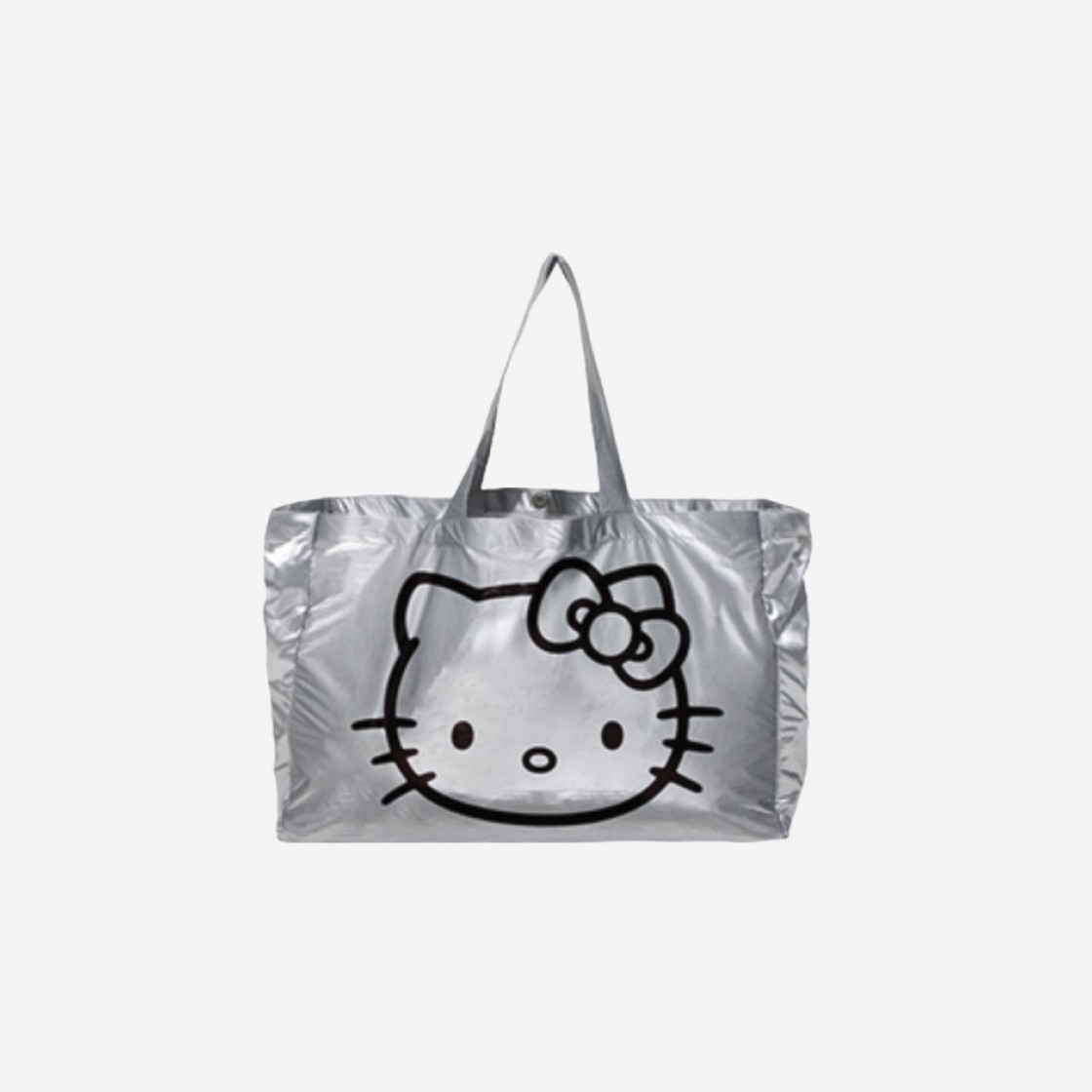 Open Yy x Hello Kitty Shopper Tote Bag Silver 상세 이미지 1