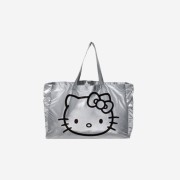 Open Yy x Hello Kitty Shopper Tote Bag Silver