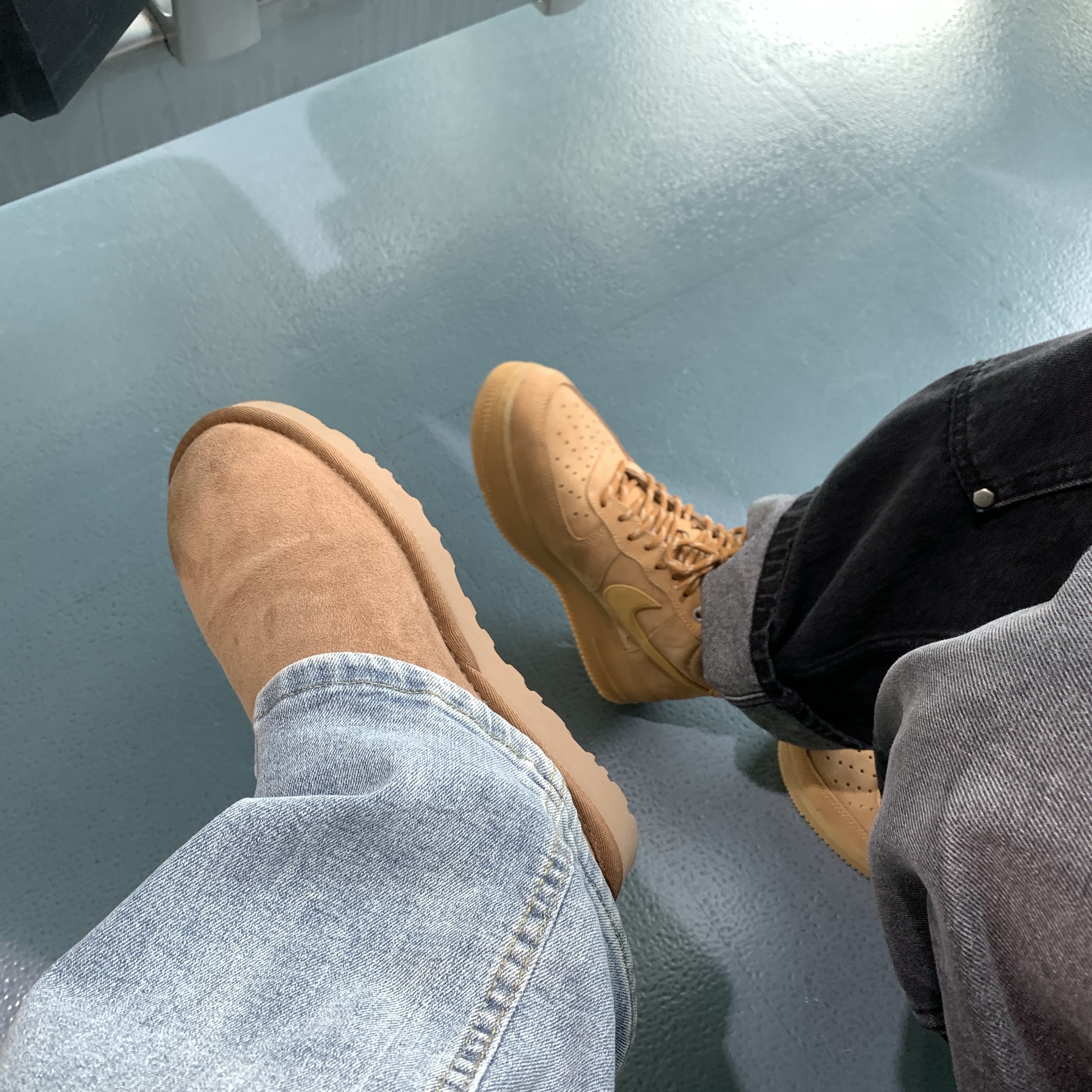 Nike Air Force 1 '07 WB Flax 착용 스타일 - 3